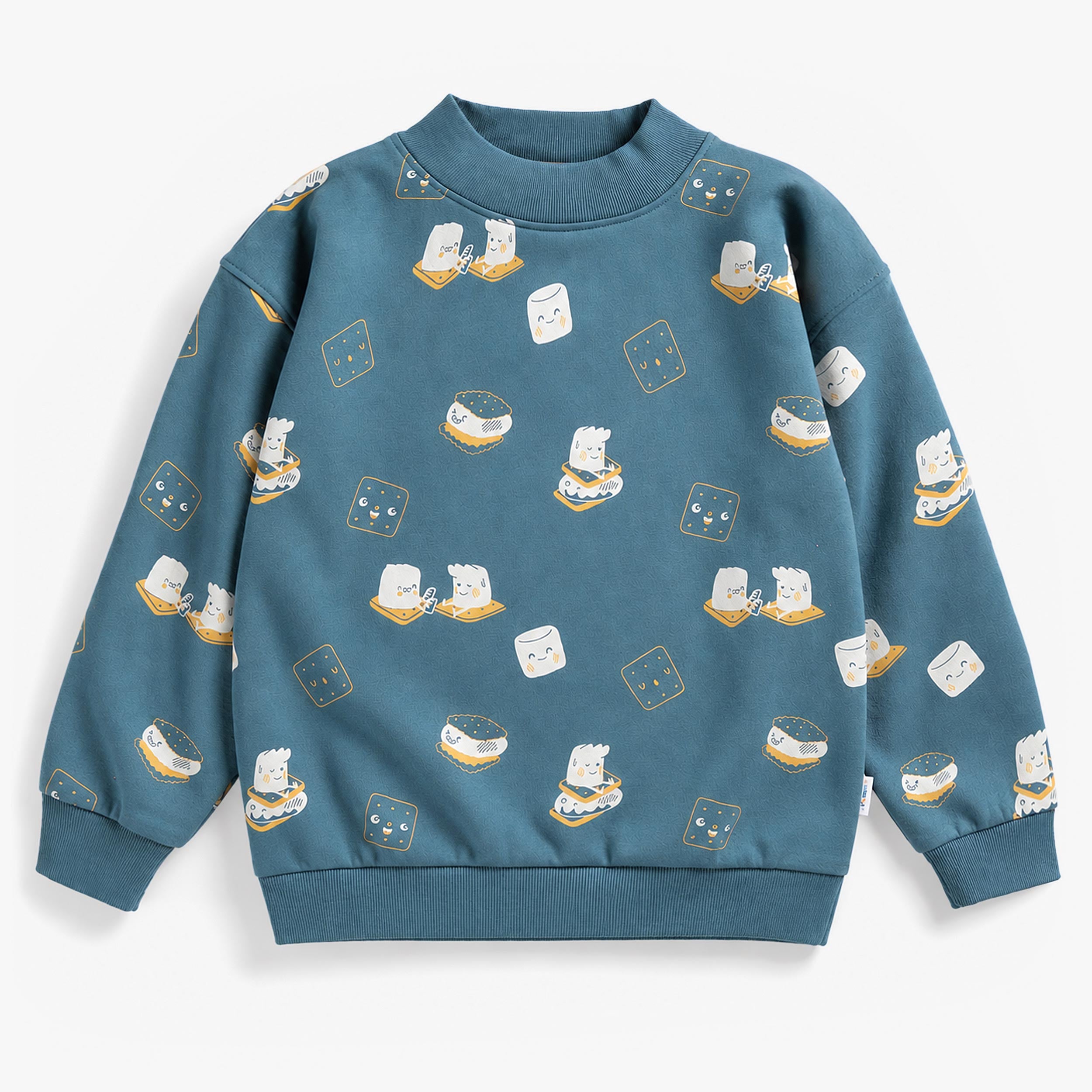 Chandail molletonné bleu à imprimé, enfant - Souris MIni