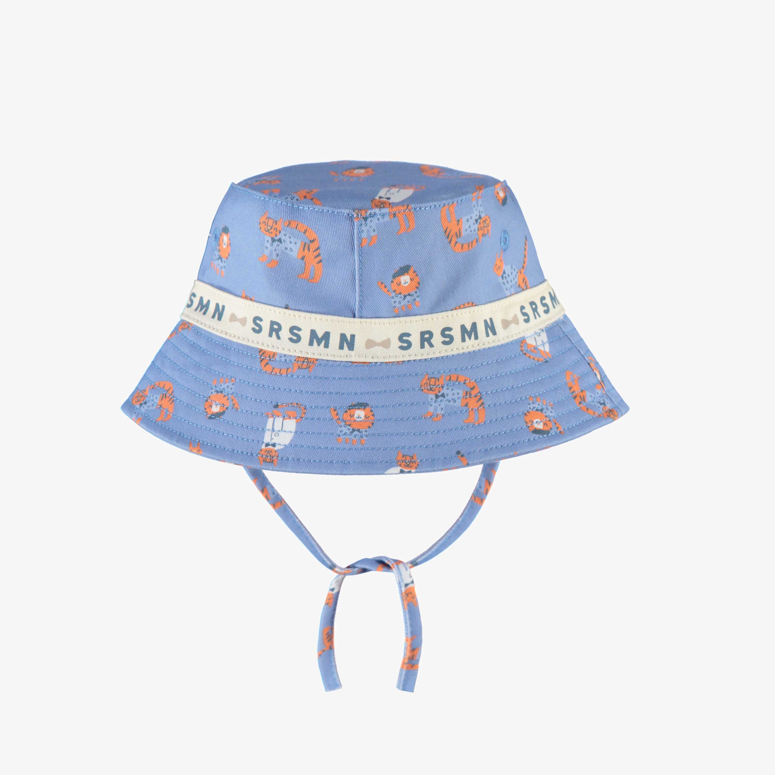 Chapeau de soleil bleu à motifs de tigres, bébé - Souris Mini