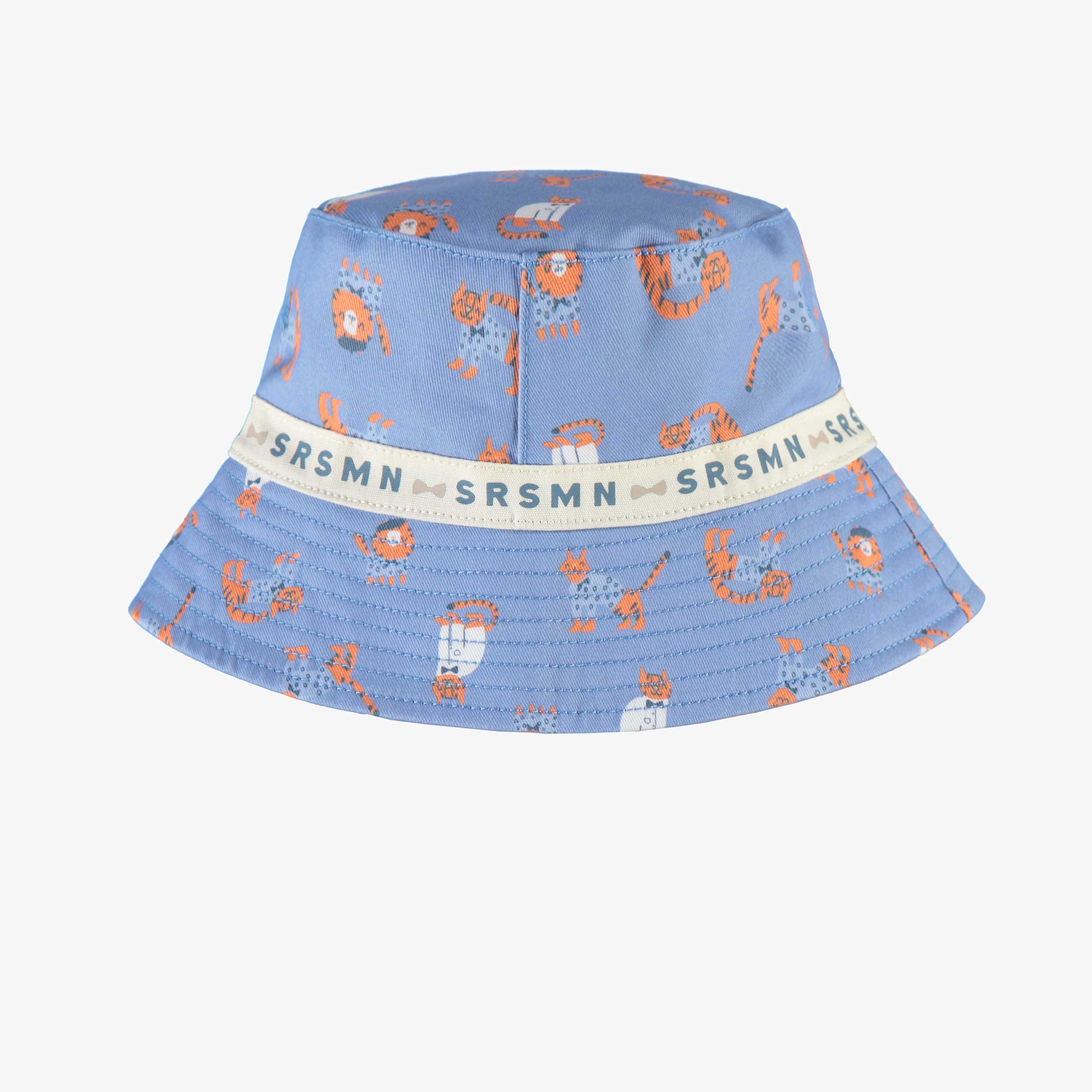 Chapeau de soleil bleu à motifs de tigres, enfant - Souris Mini