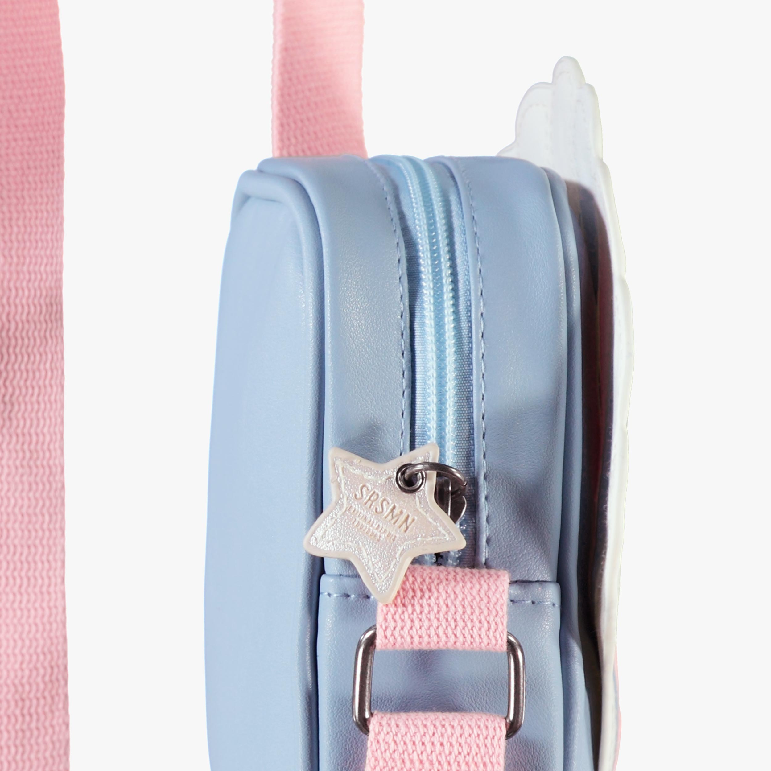 Côté du sac bandoulière coquillage, enfant 