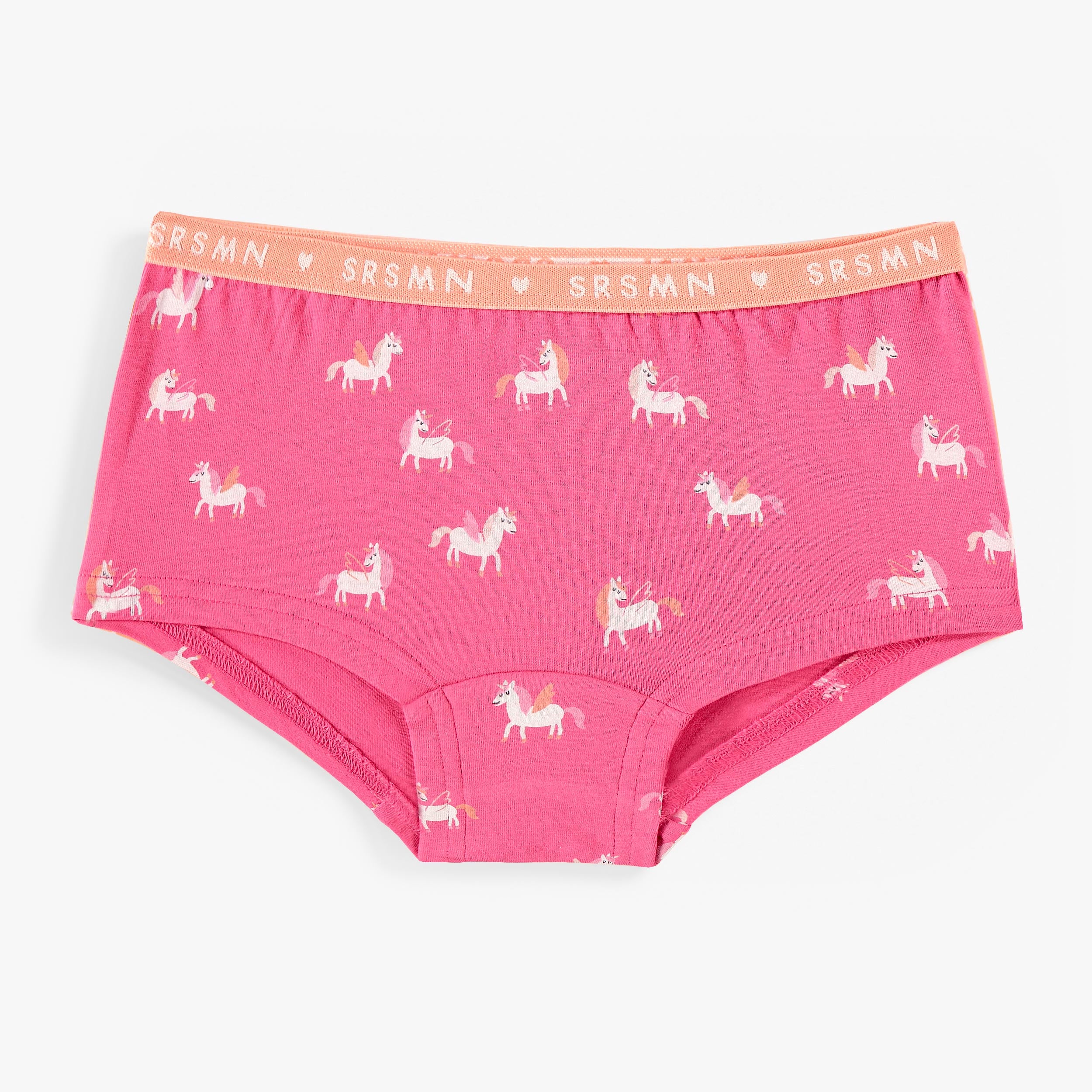 Culotte garçonne rose à imprimé de licornes, enfant - Souris Mini