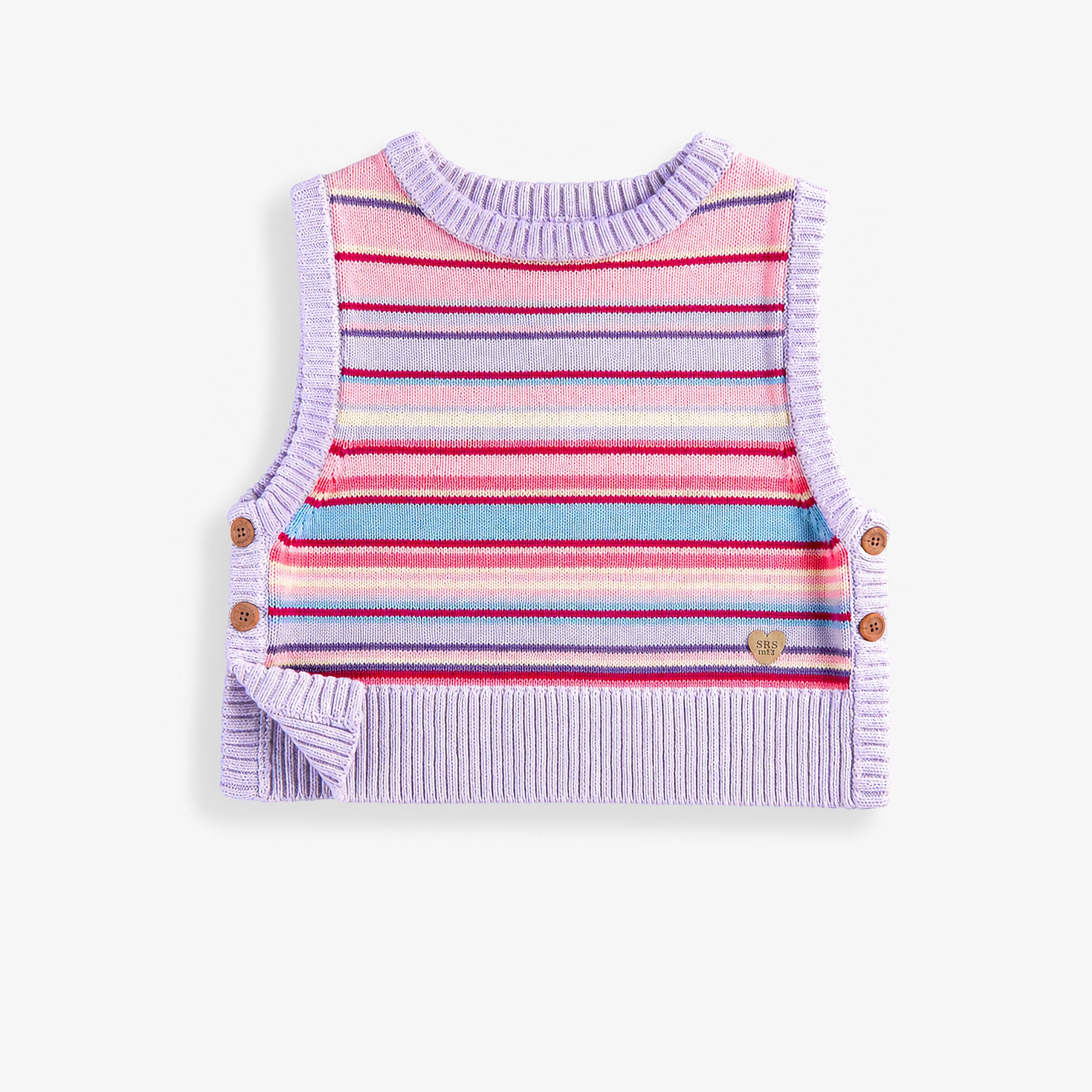 Débardeur rayé en maille, enfant fille - Souris Mini
