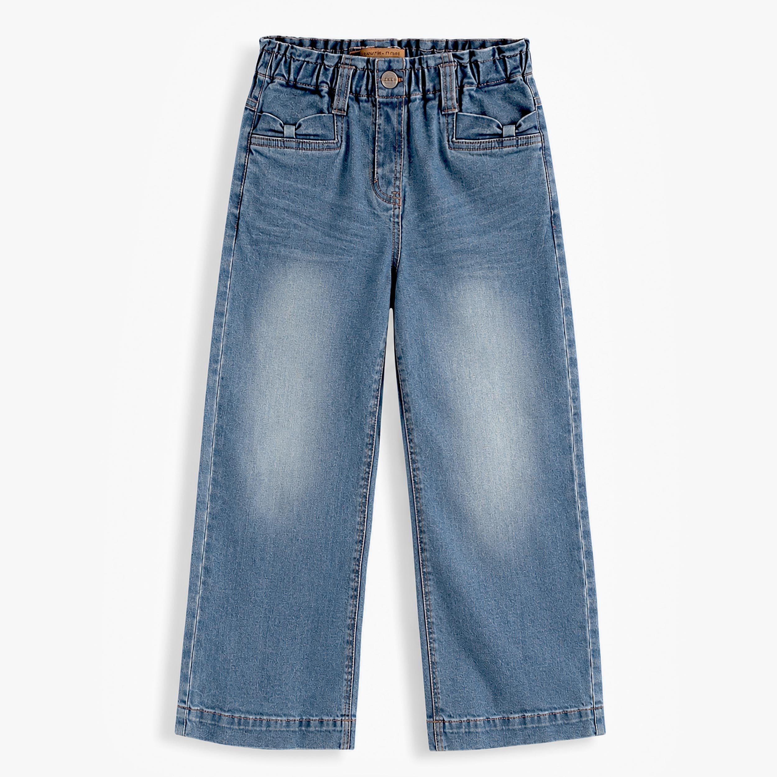 Denim large bleu délavé, enfant - Souris Mini