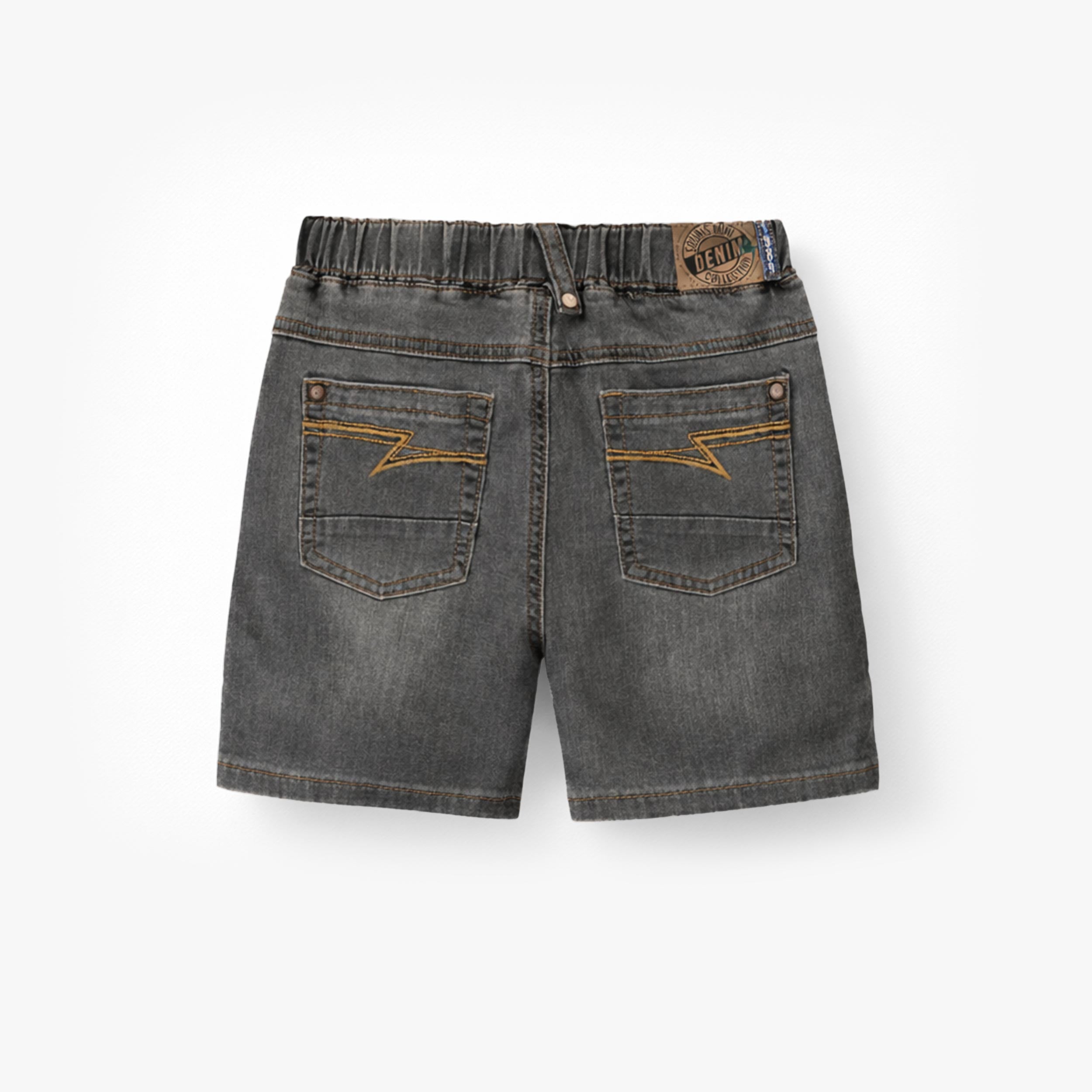 Dos du bermuda en denim, enfant 