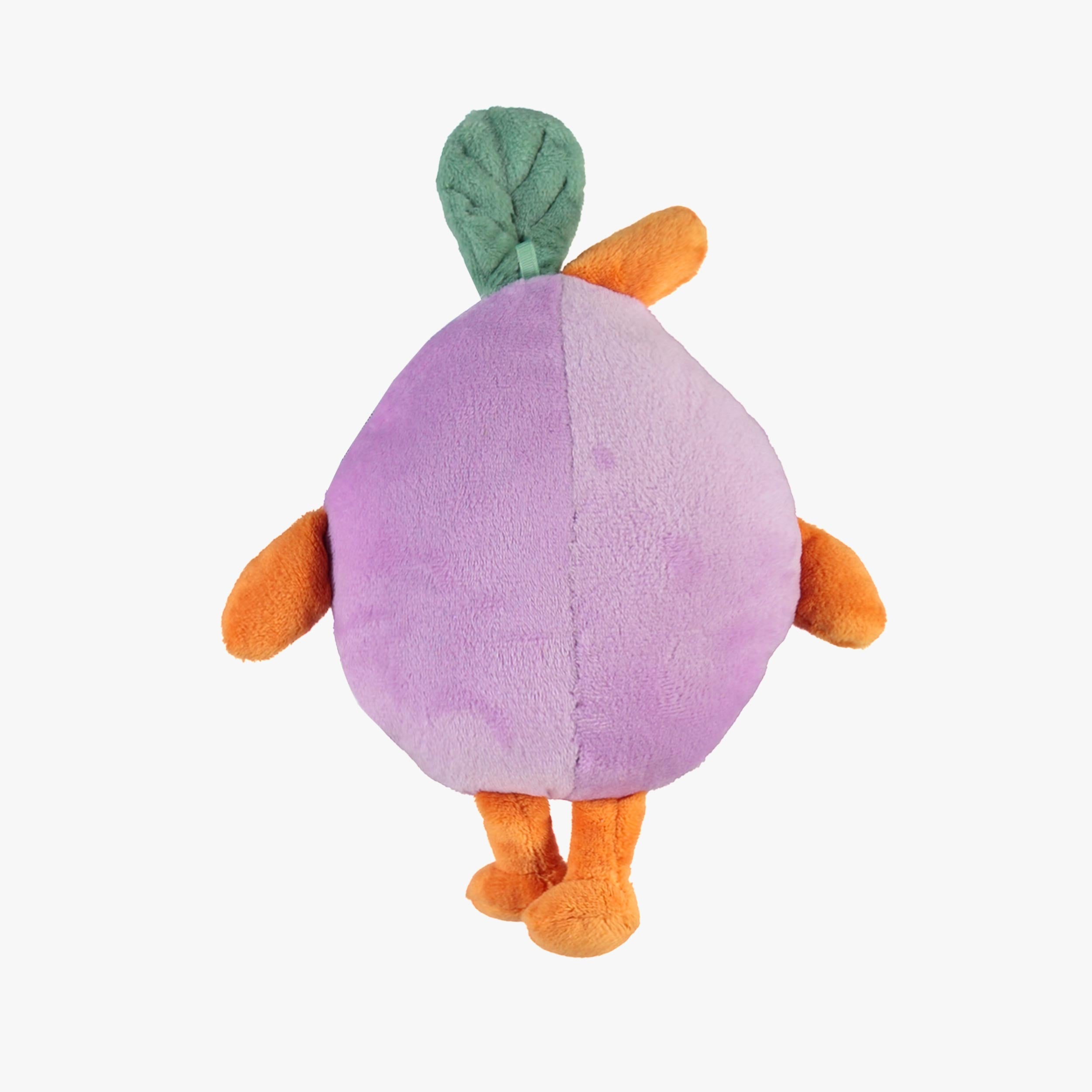 Dos de la peluche adorable en forme de poire 