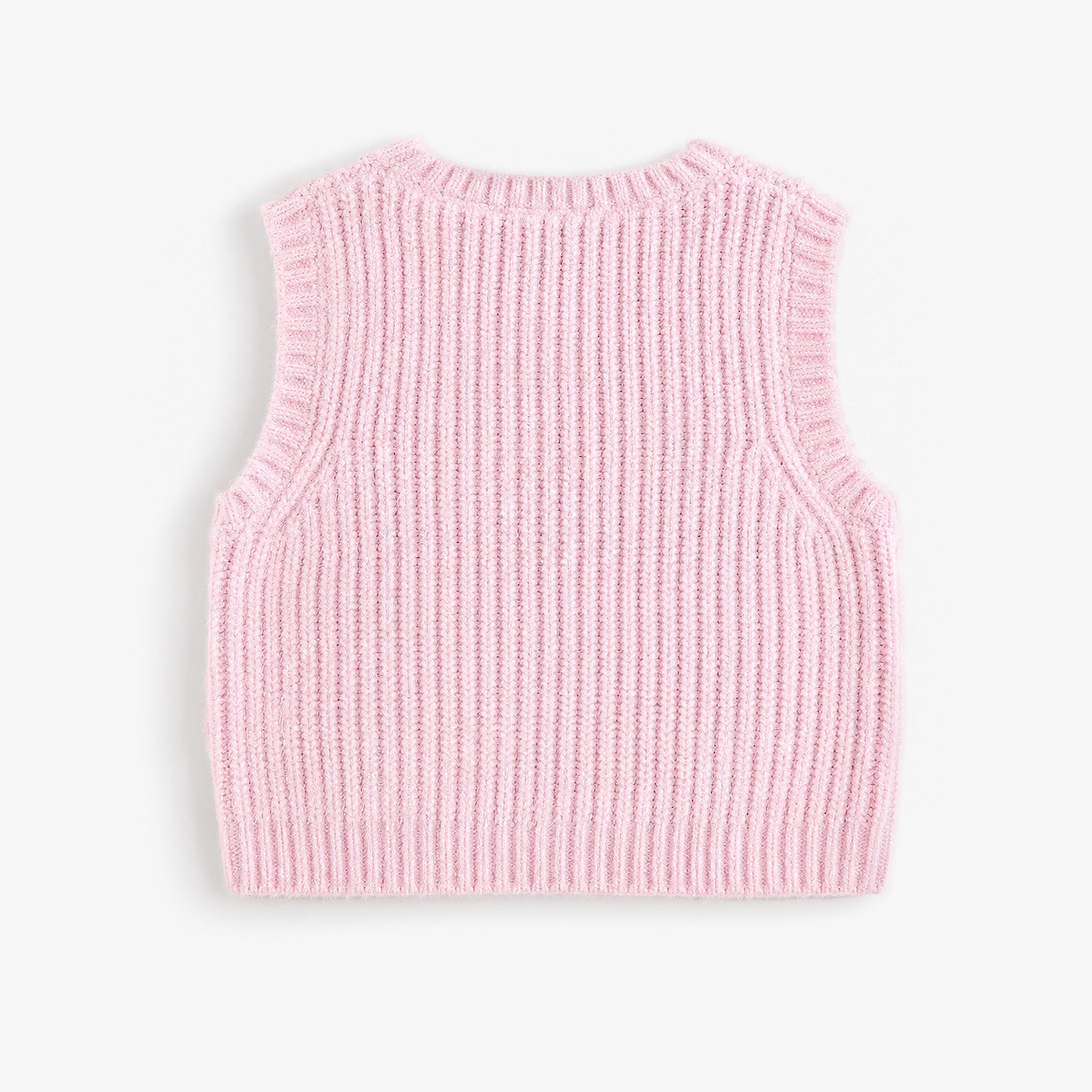 Dos du débardeur en tricot rose, enfant - Souris Mini