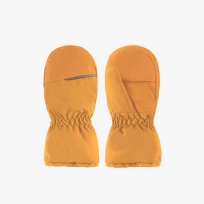 Mitaines jaunes doublées en Thinsulate™ imperméable, bébé || Yellow mittens lined in waterproof Thinsulate™, baby