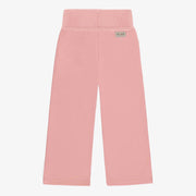 Pantalon coupe large rose en polar, enfant || Pink wide fit pants in fleece, child