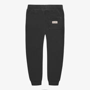 Pantalon de coupe large noir en polar, enfant || Black pants wide cut in fleece, child