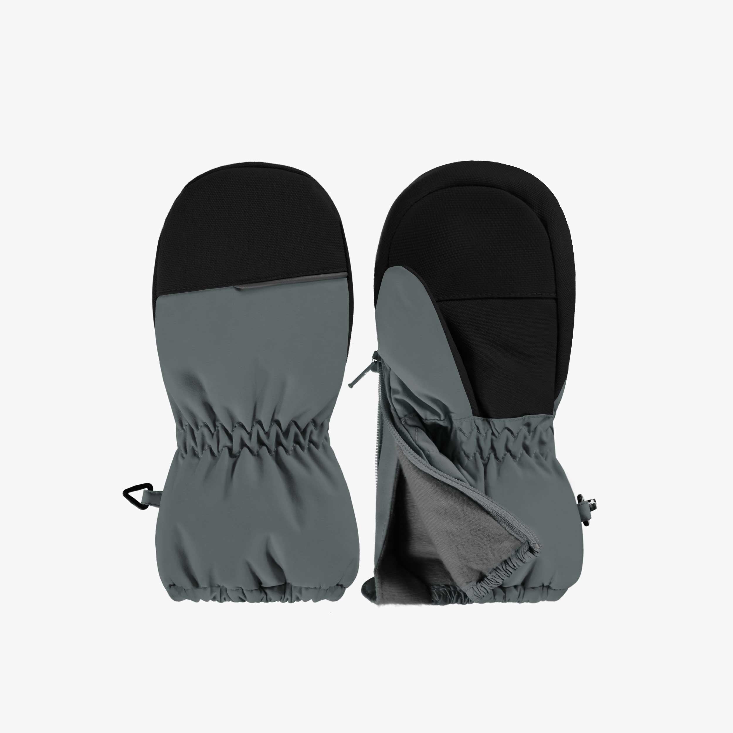 Mitaines grises en nylon, bébé