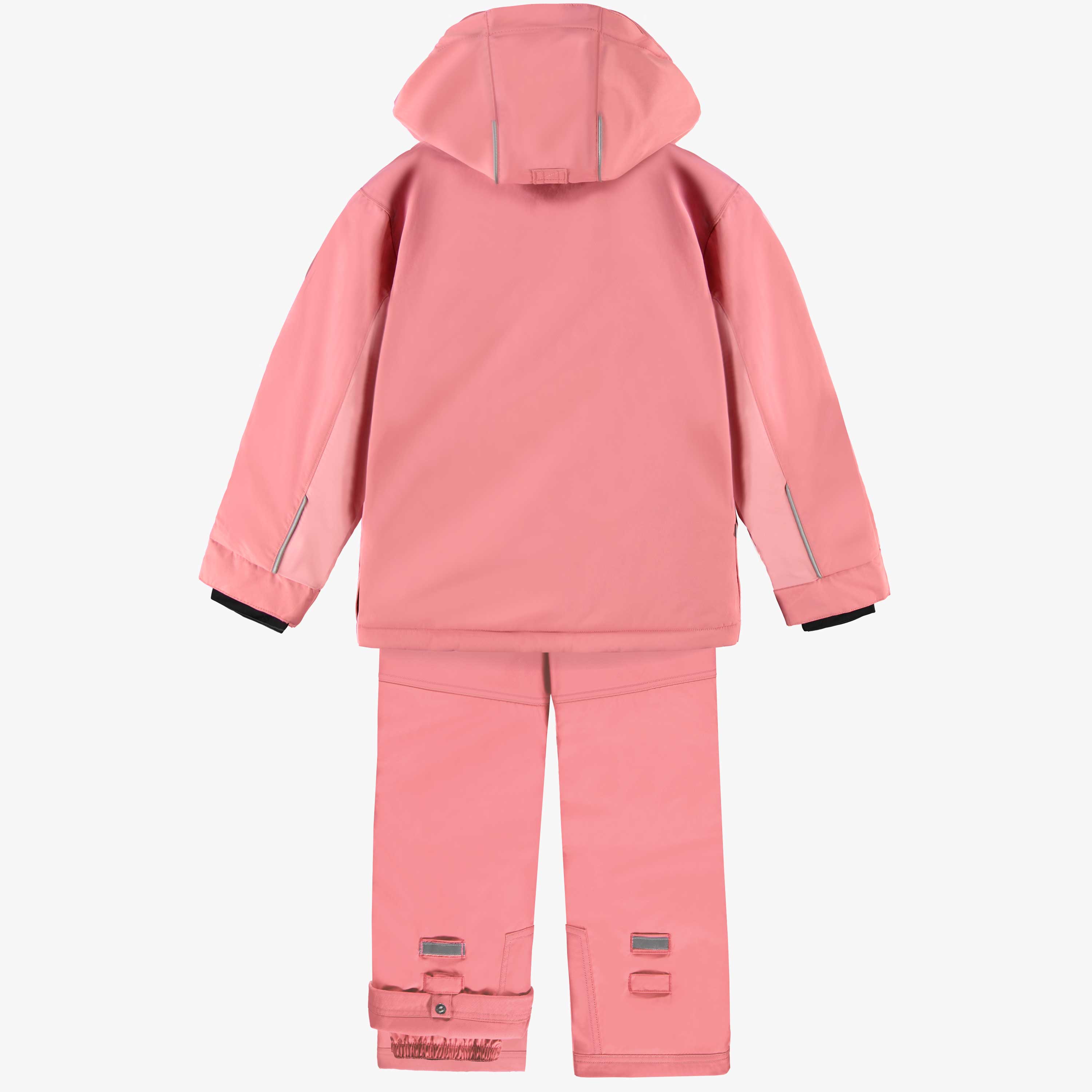 Pink two-piece PERFO+ snowsuit, child