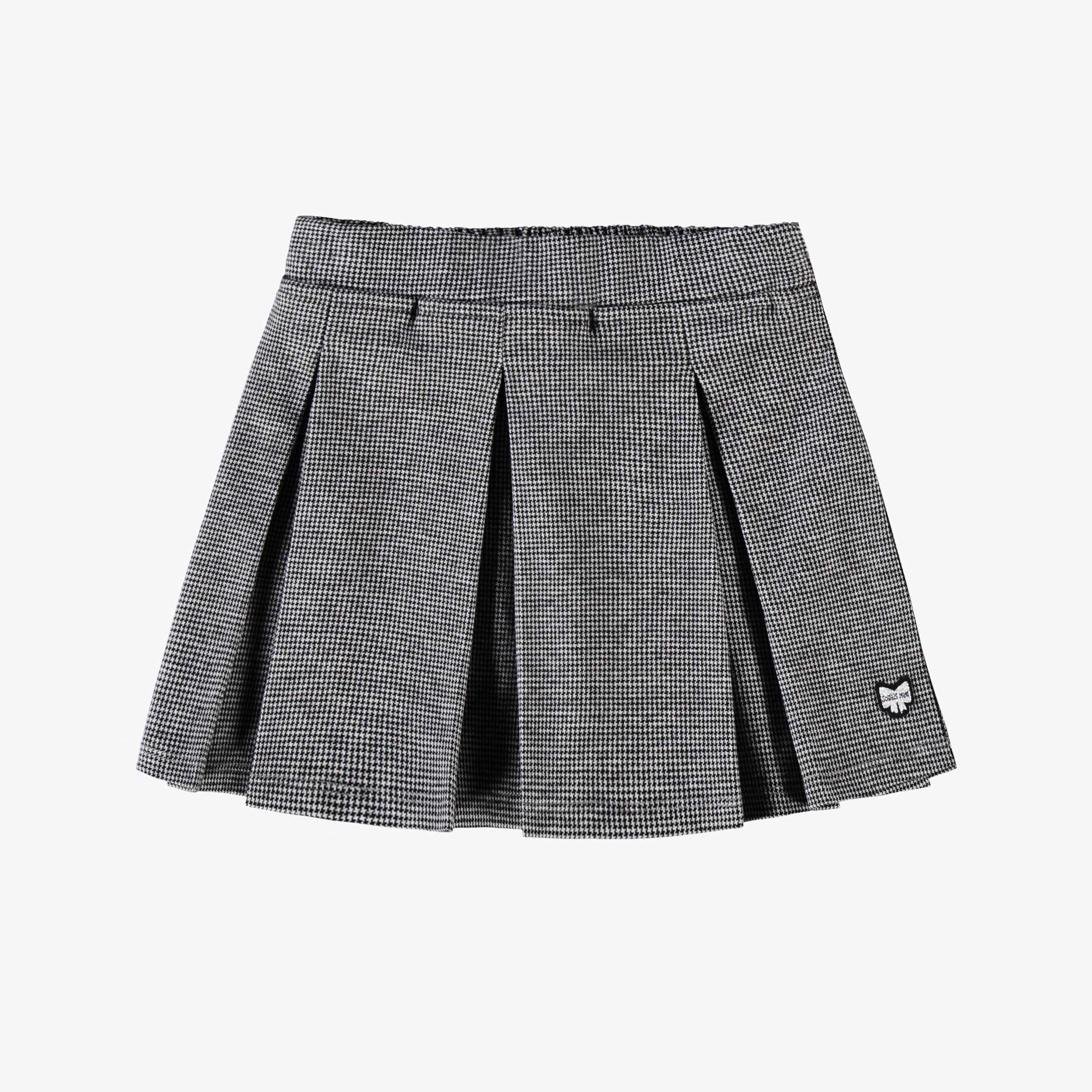 Jupe à motif pied-de-poule, enfant