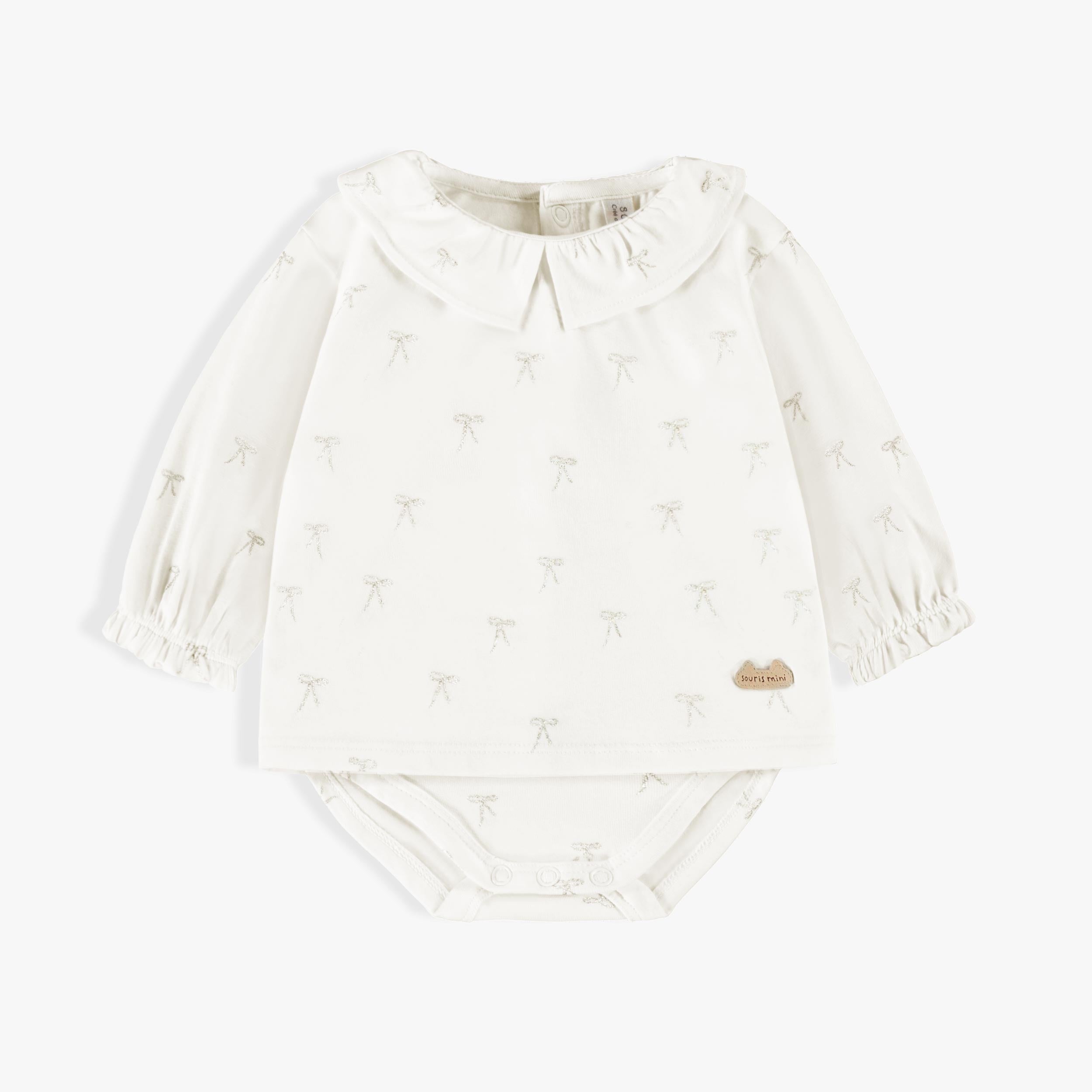 Chemise cache-couche crème, naissance