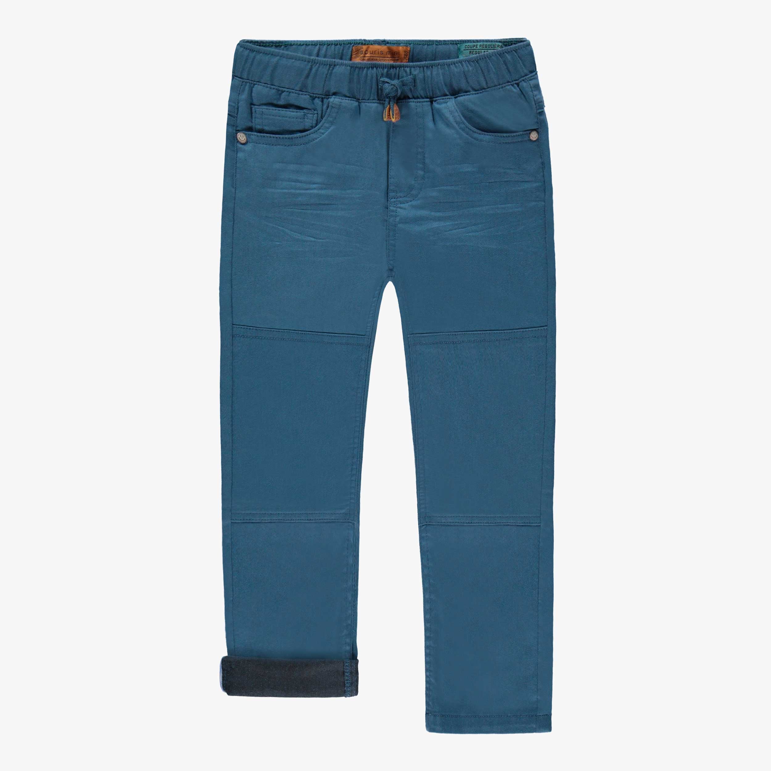 Jean bleu foncé taille élastique, enfant - Souris Mini