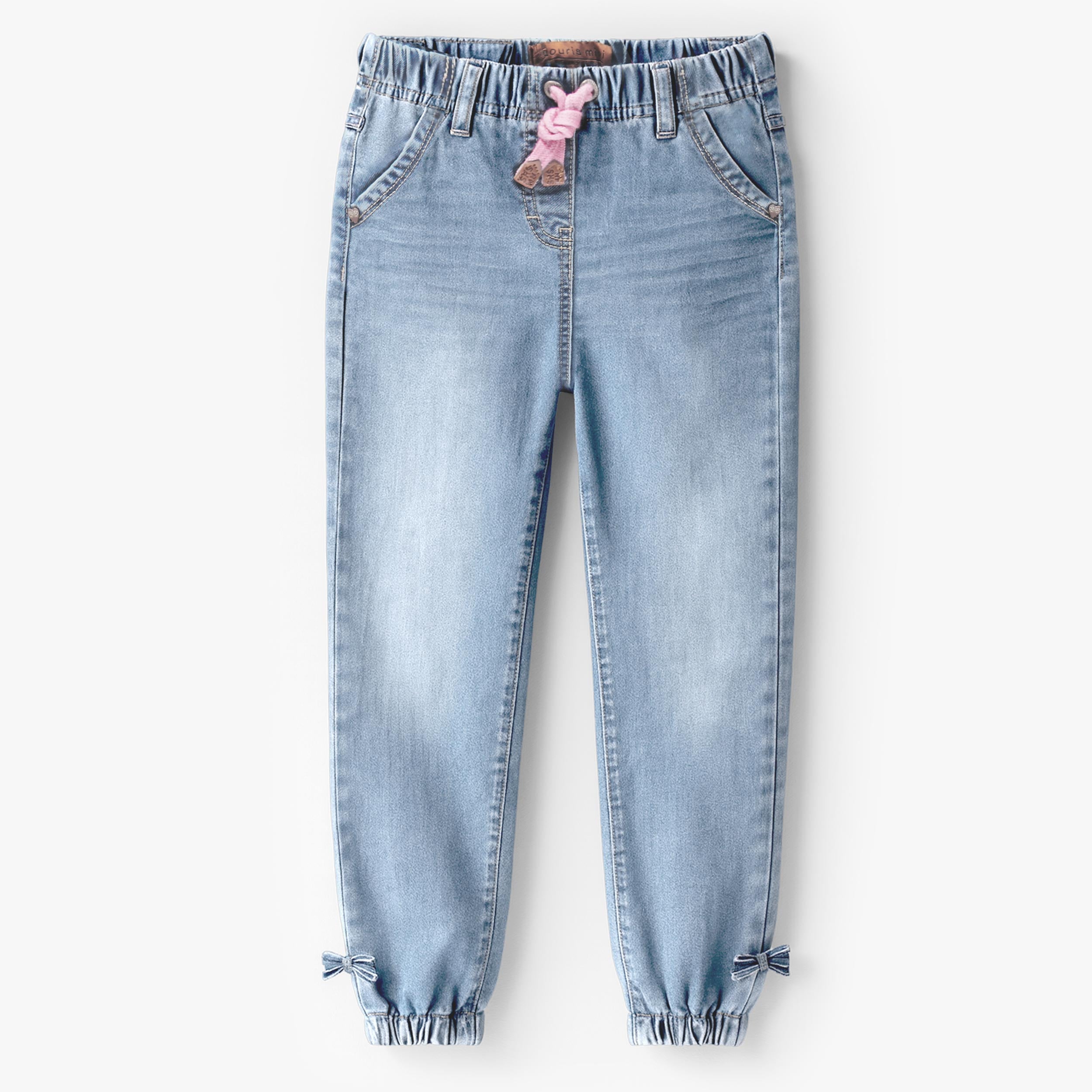 Jean bleu style jogger, enfant - Souris Mini