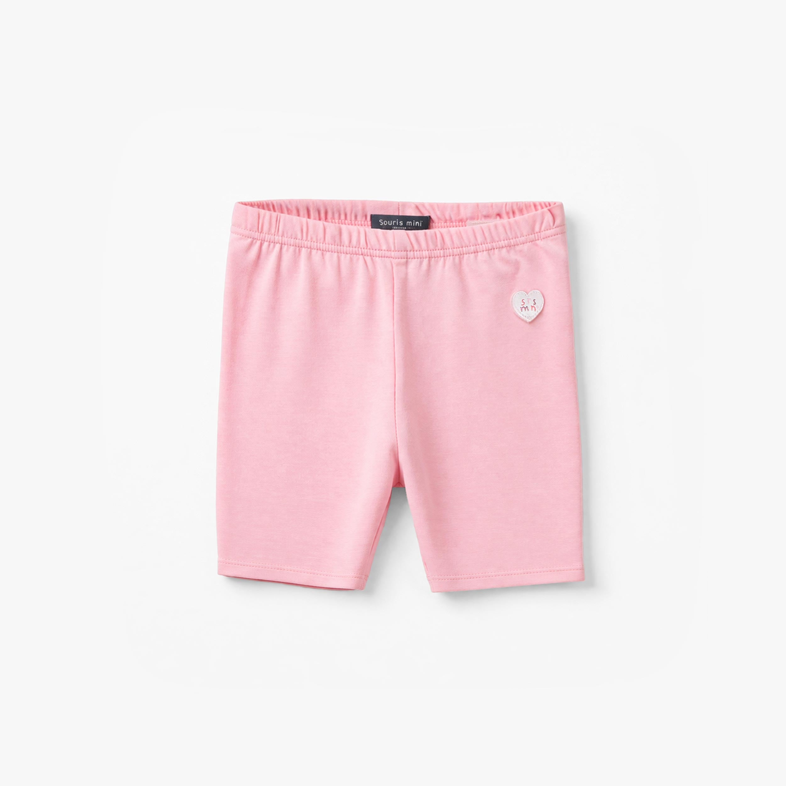 Legging court rose en jersey extensible, bébé - Souris Mini
