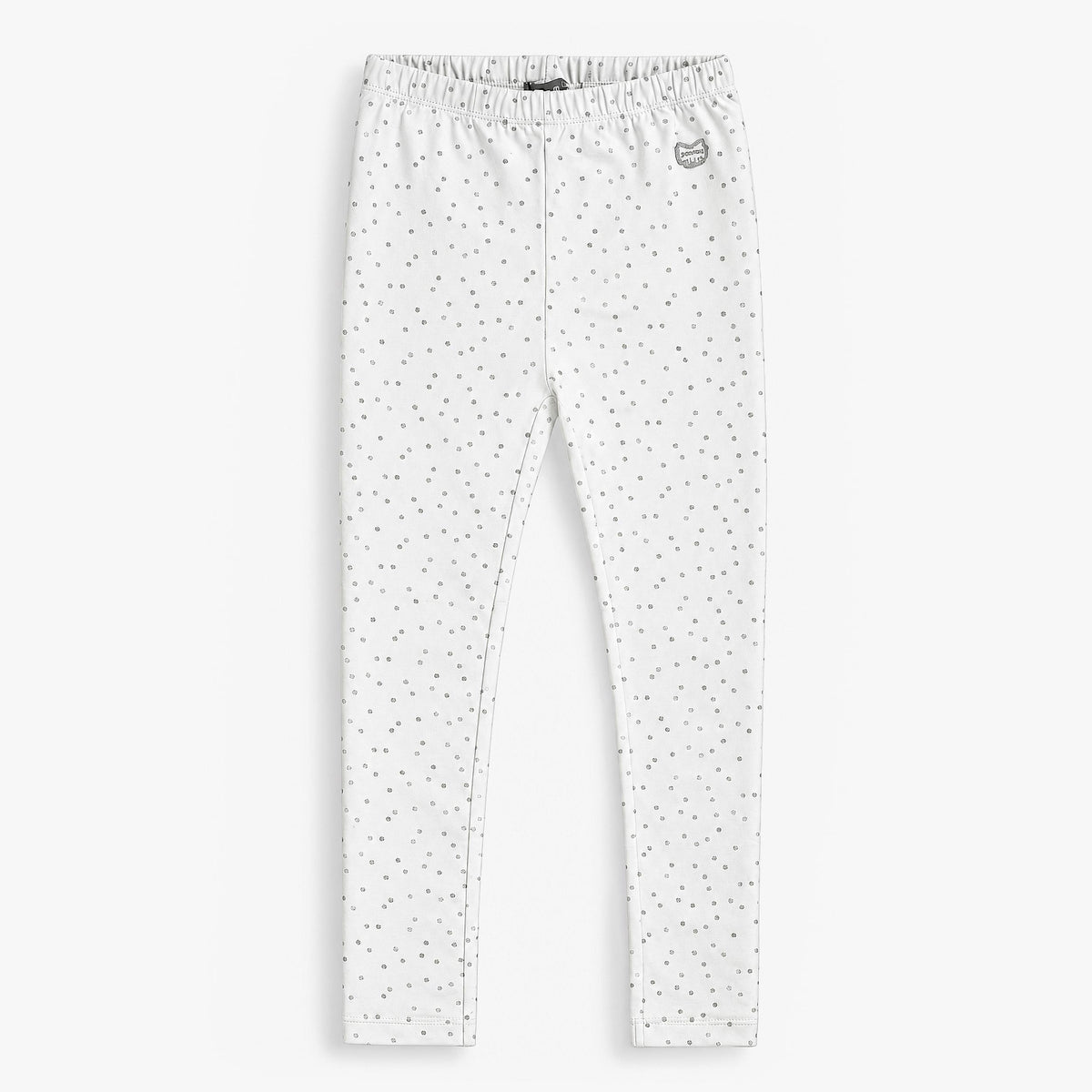 Legging crème à petits motifs, enfant fille - Souris Mini