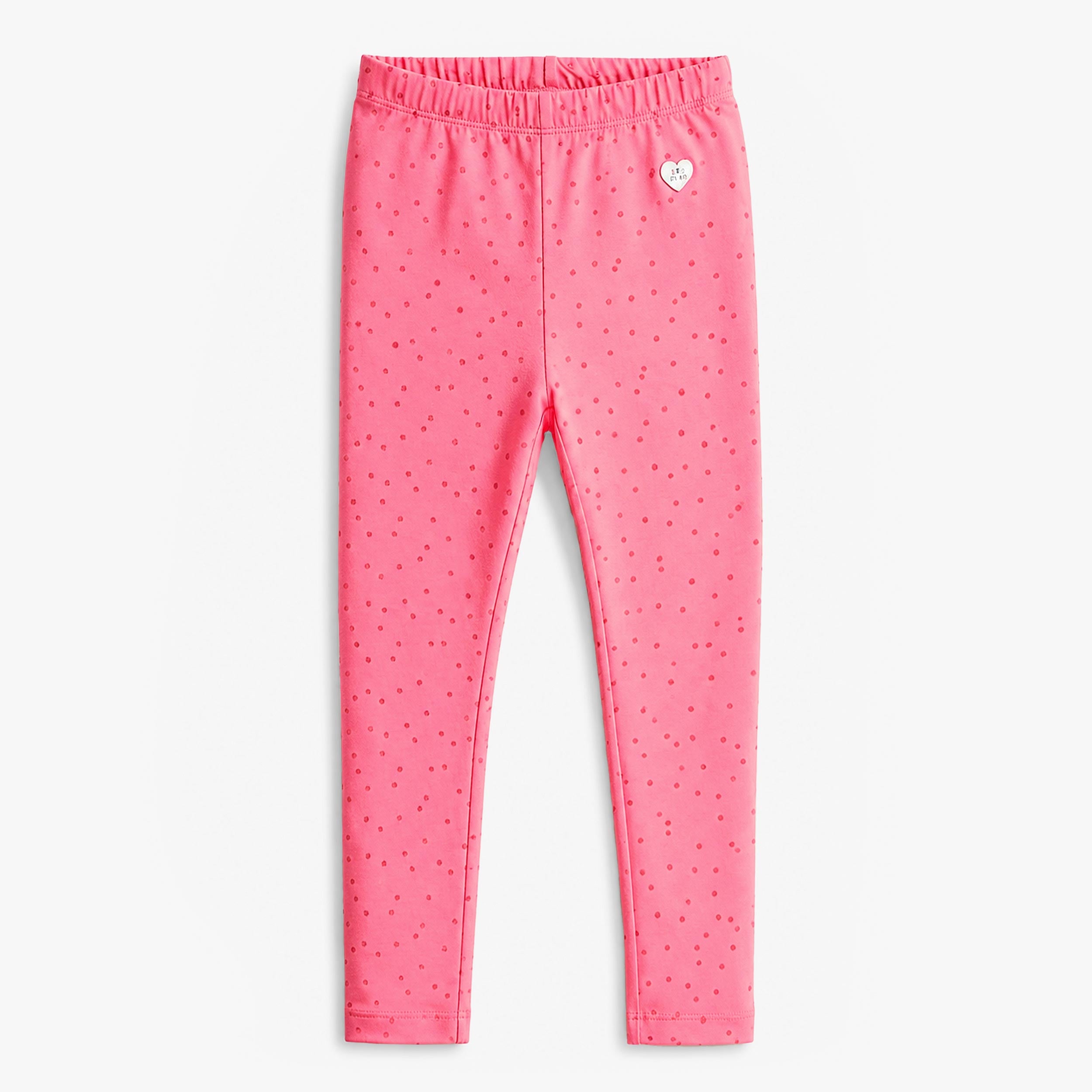 Legging rose brillant, enfant fille - Souris Mini