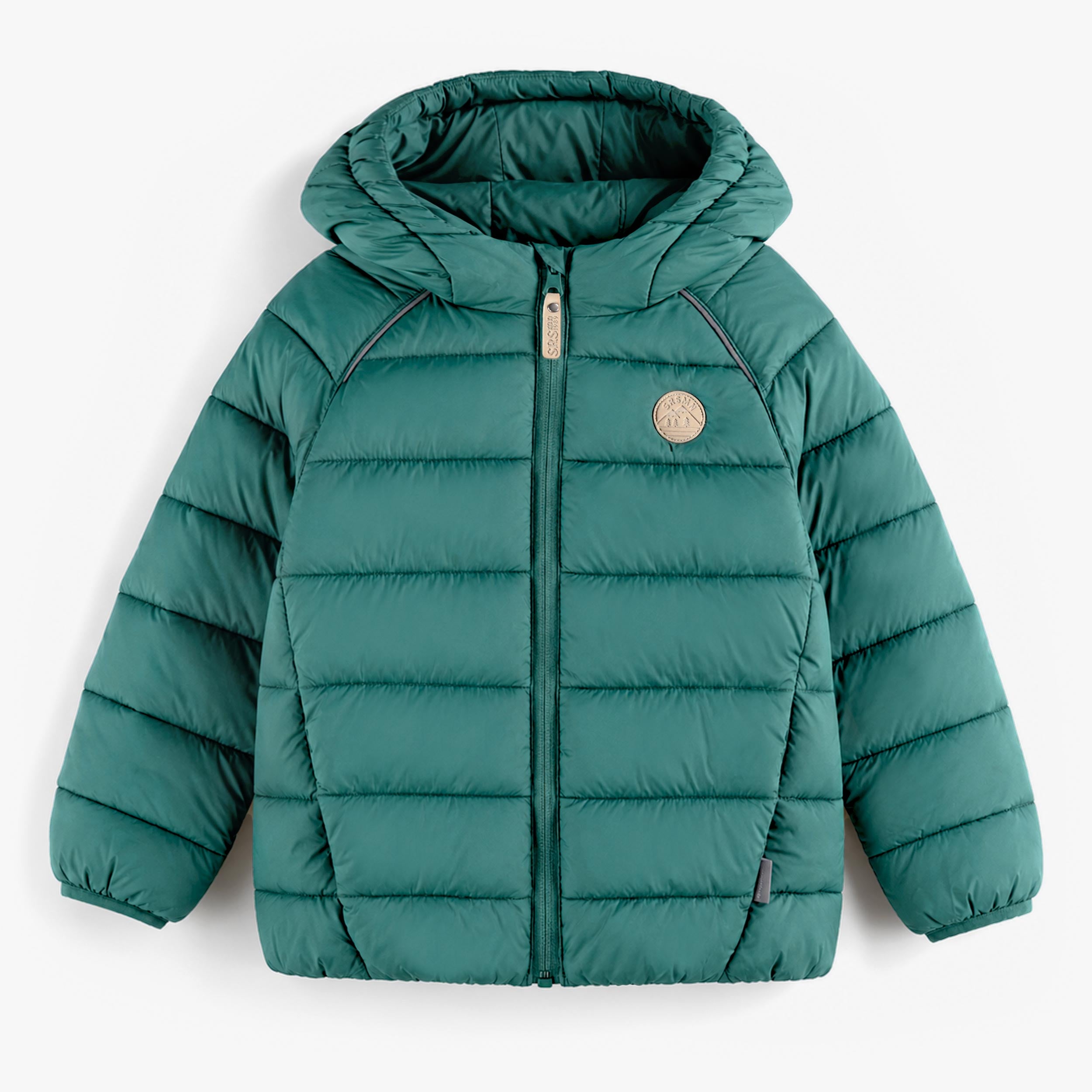 Manteau doudoune vert foret, enfant - Souris Mini