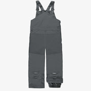 Salopette d’hiver charcoal en nylon, enfant || Charcoal snow overalls in nylon, child