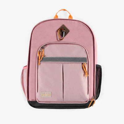 Sac à dos rose en nylon, enfant || Pink backpack in nylon, child