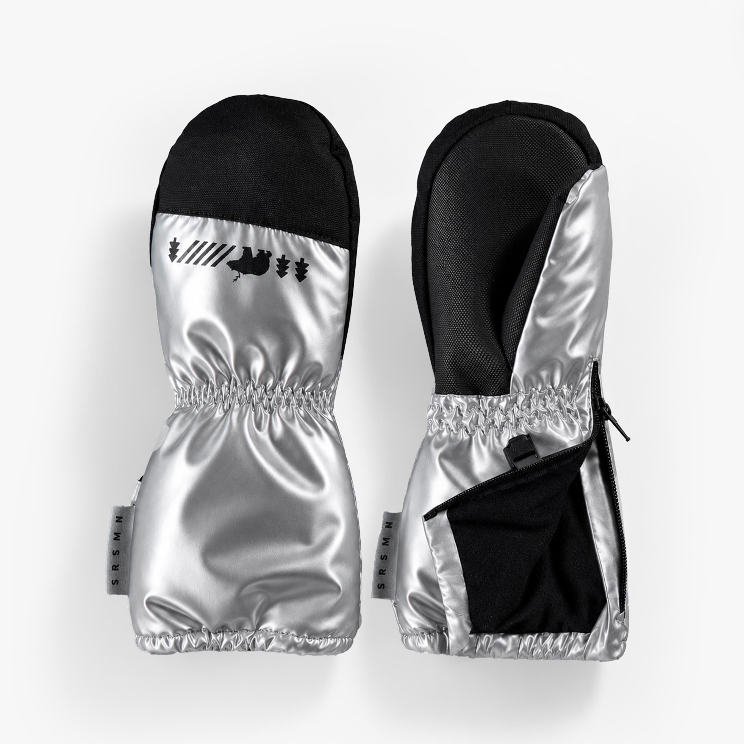 Mitaines de nylon argent, enfant - Souris Mini