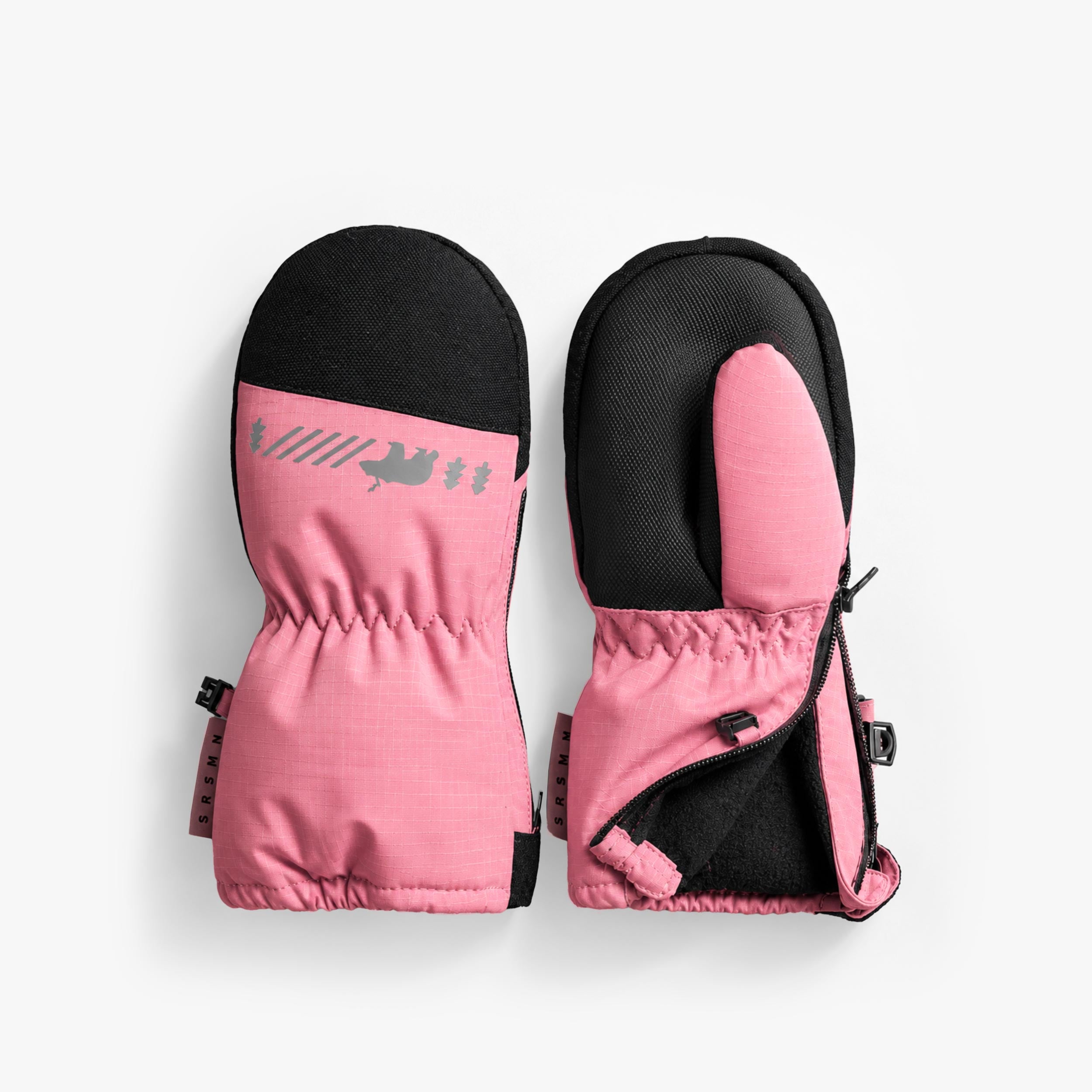 Mitaines de nylon roses, bébé - Souris Mini
