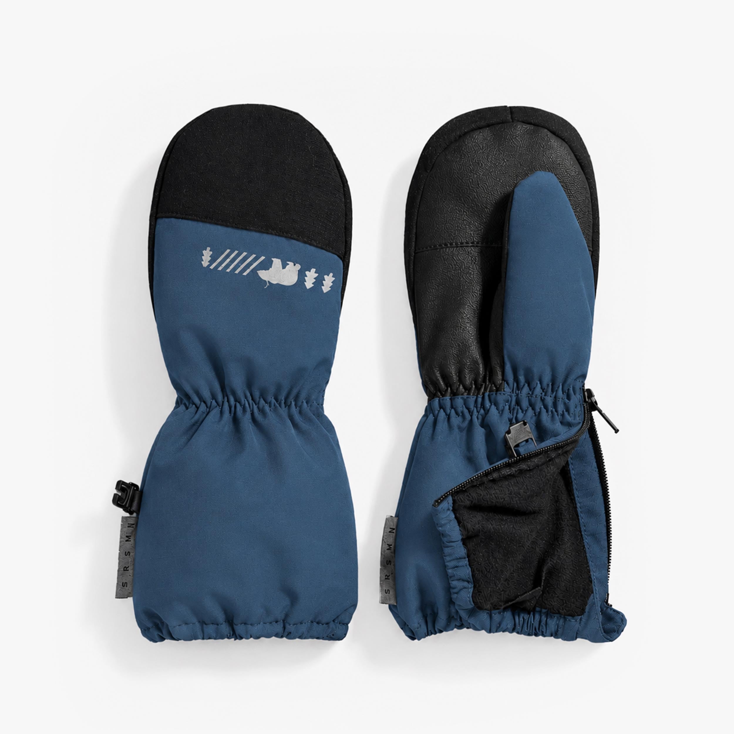 Mitaines de nylon bleu enfant - Souris Mini