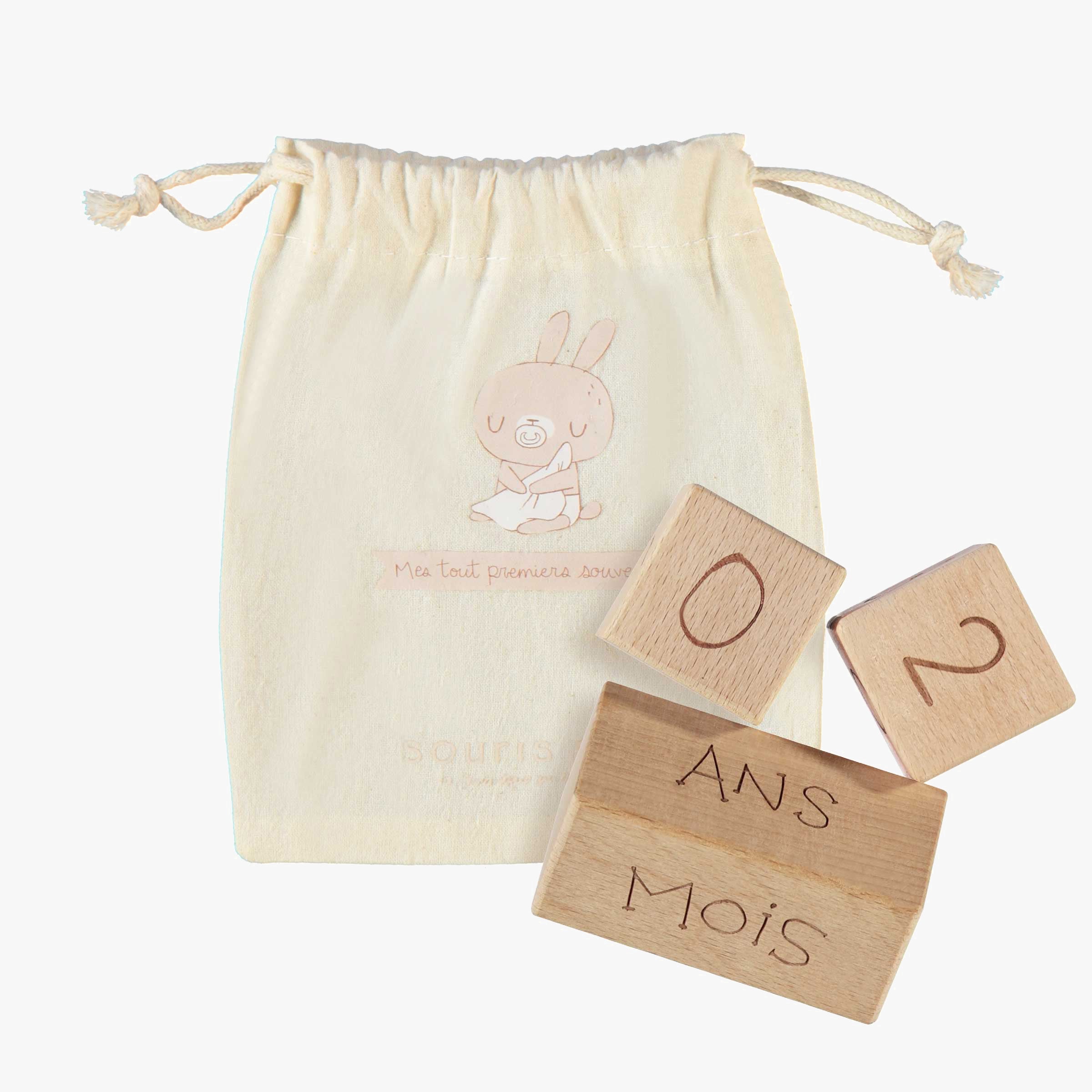 Cream and beige “The Premium” gift set (14 pieces), newborn