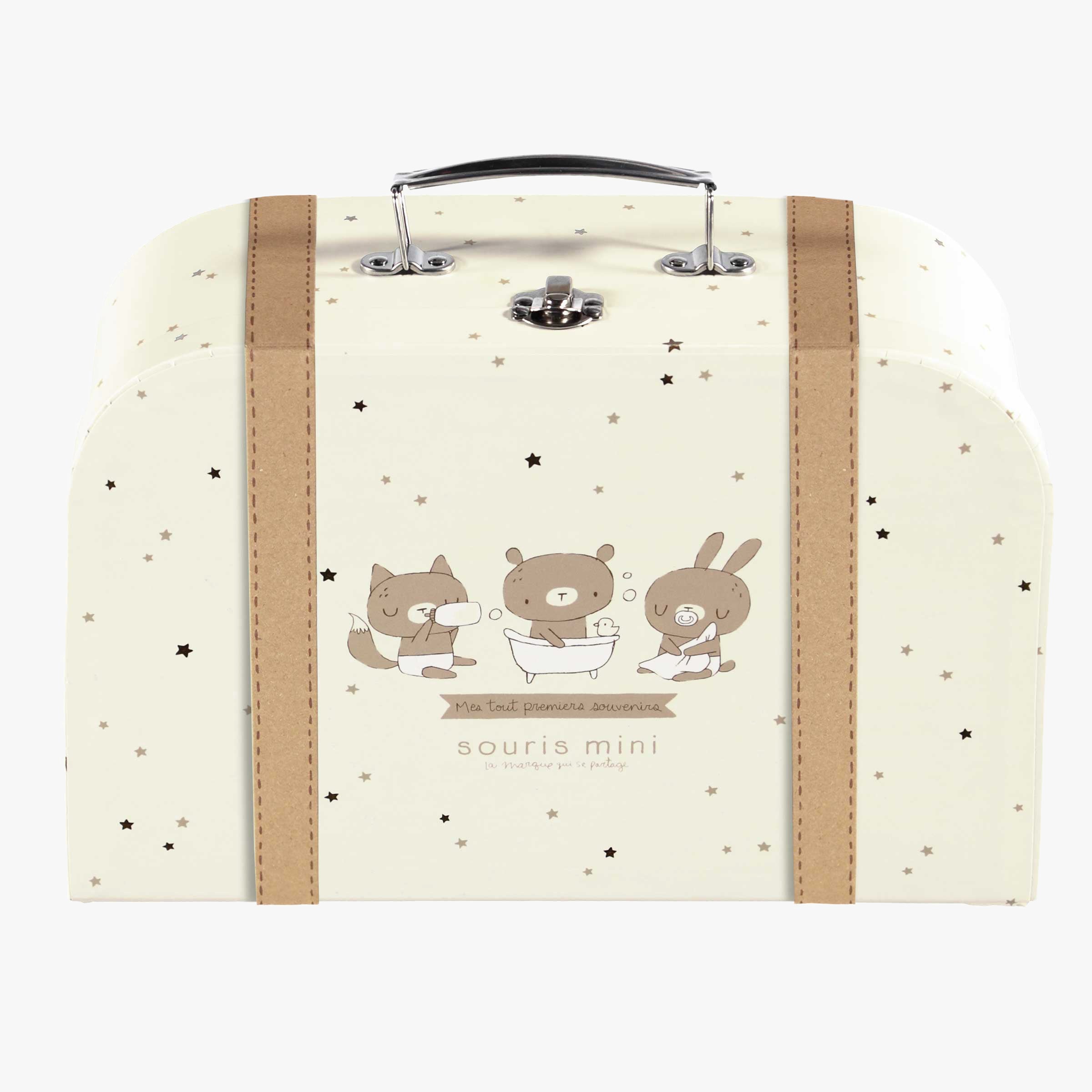 Cream and beige “The Premium” gift set (14 pieces), newborn