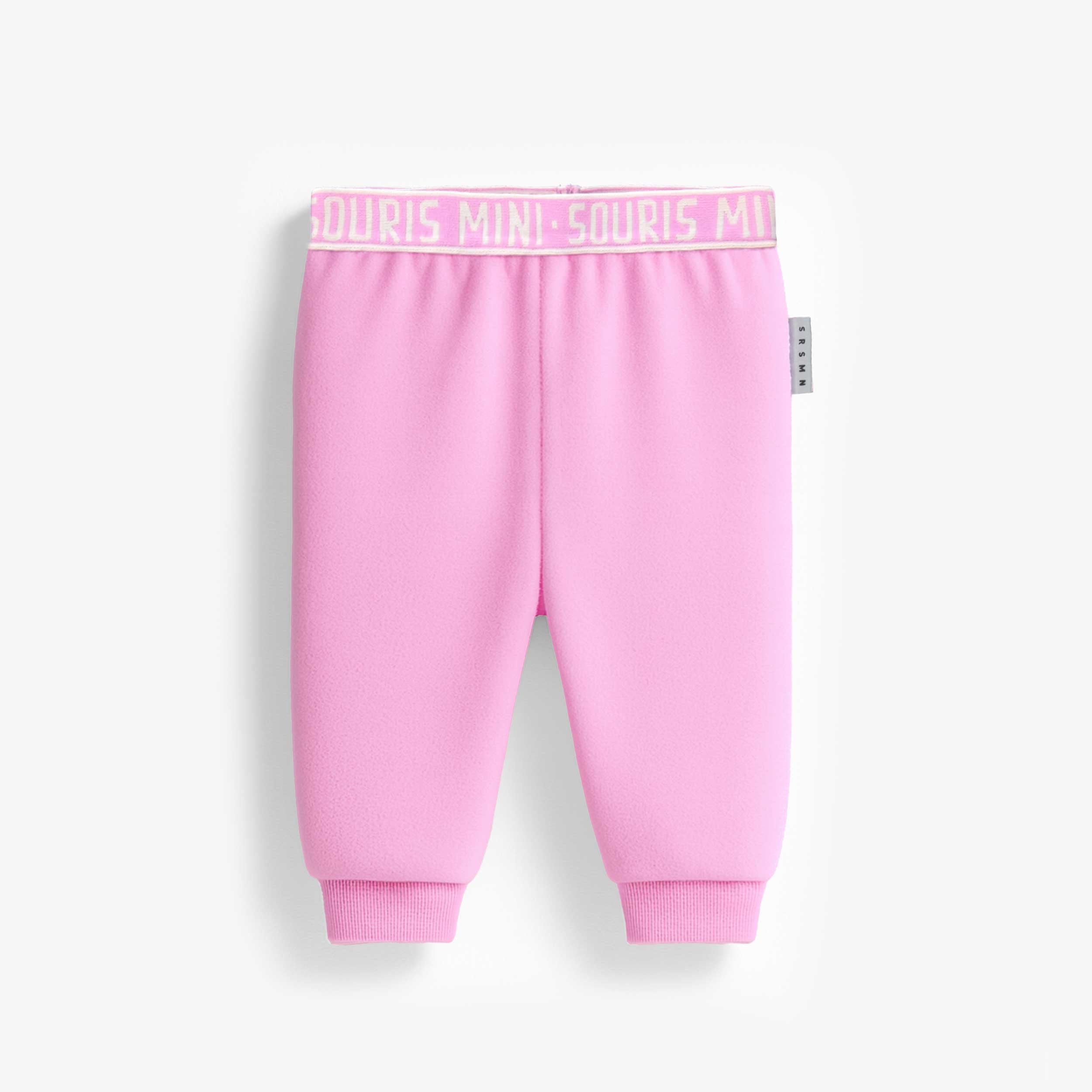 Pantalon en polar mauve, bébé - Souris Mini