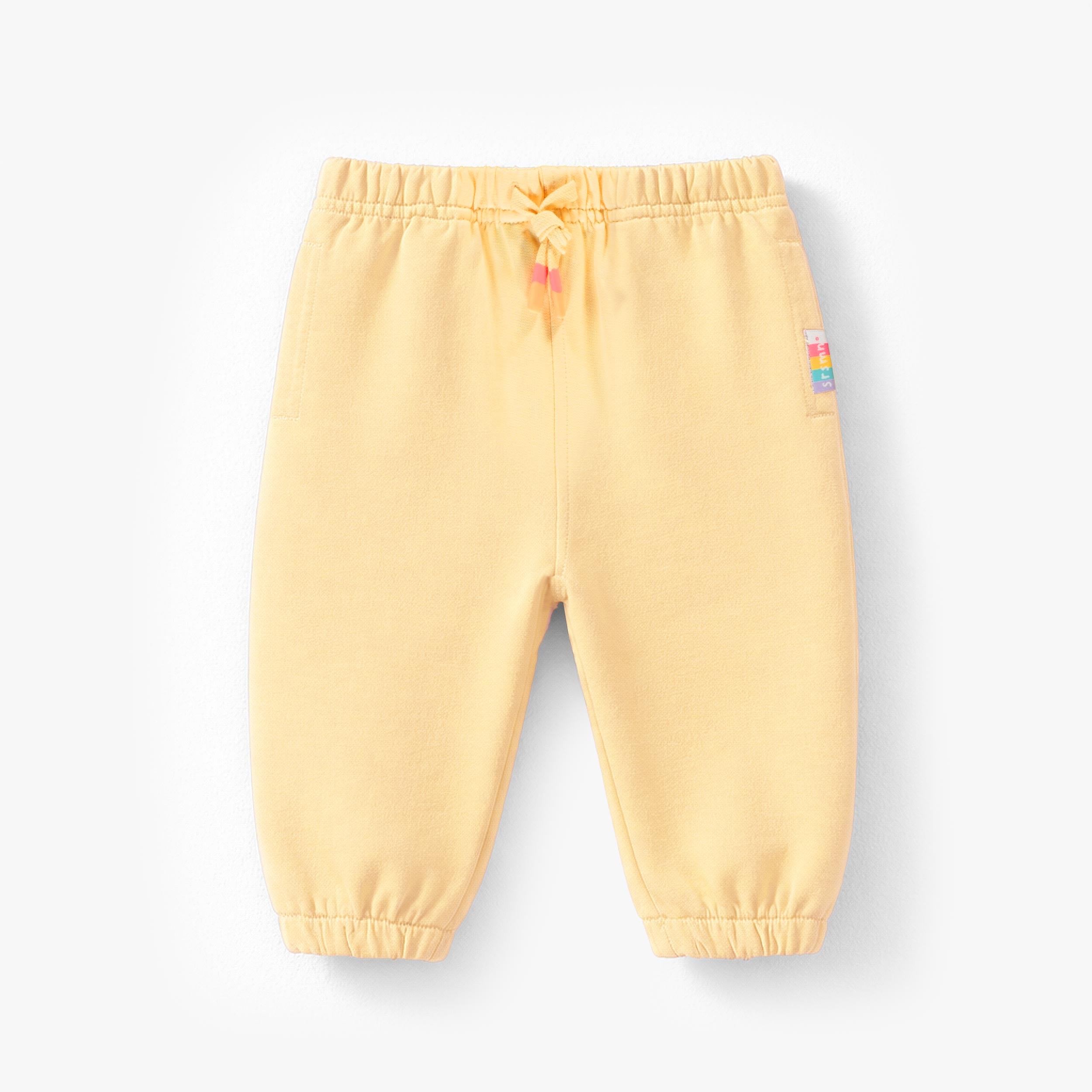 Pantalon jaune style jogger, bébé - Souris Mini