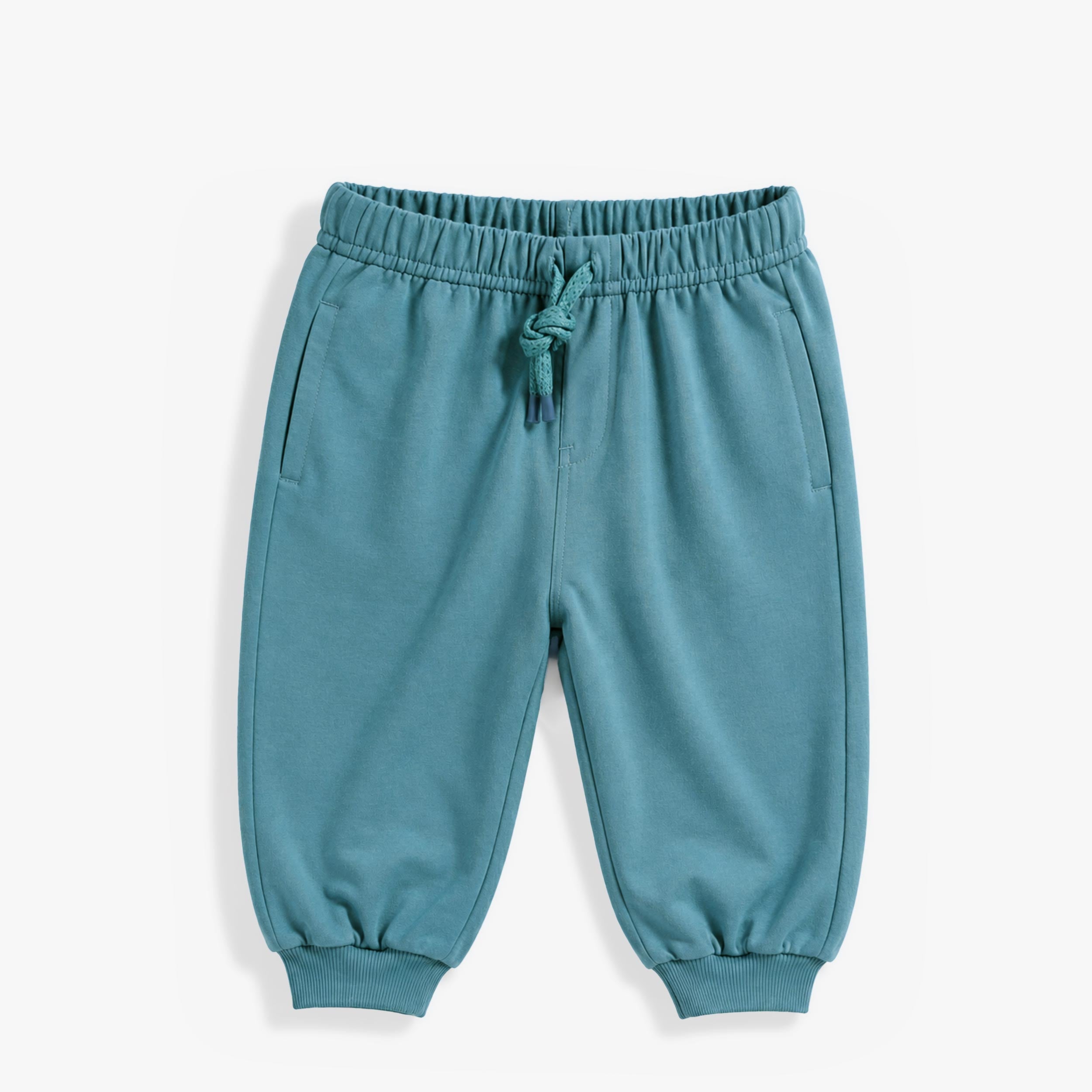 Pantalon bleu en coton français, bébé garçon - Souris Mini