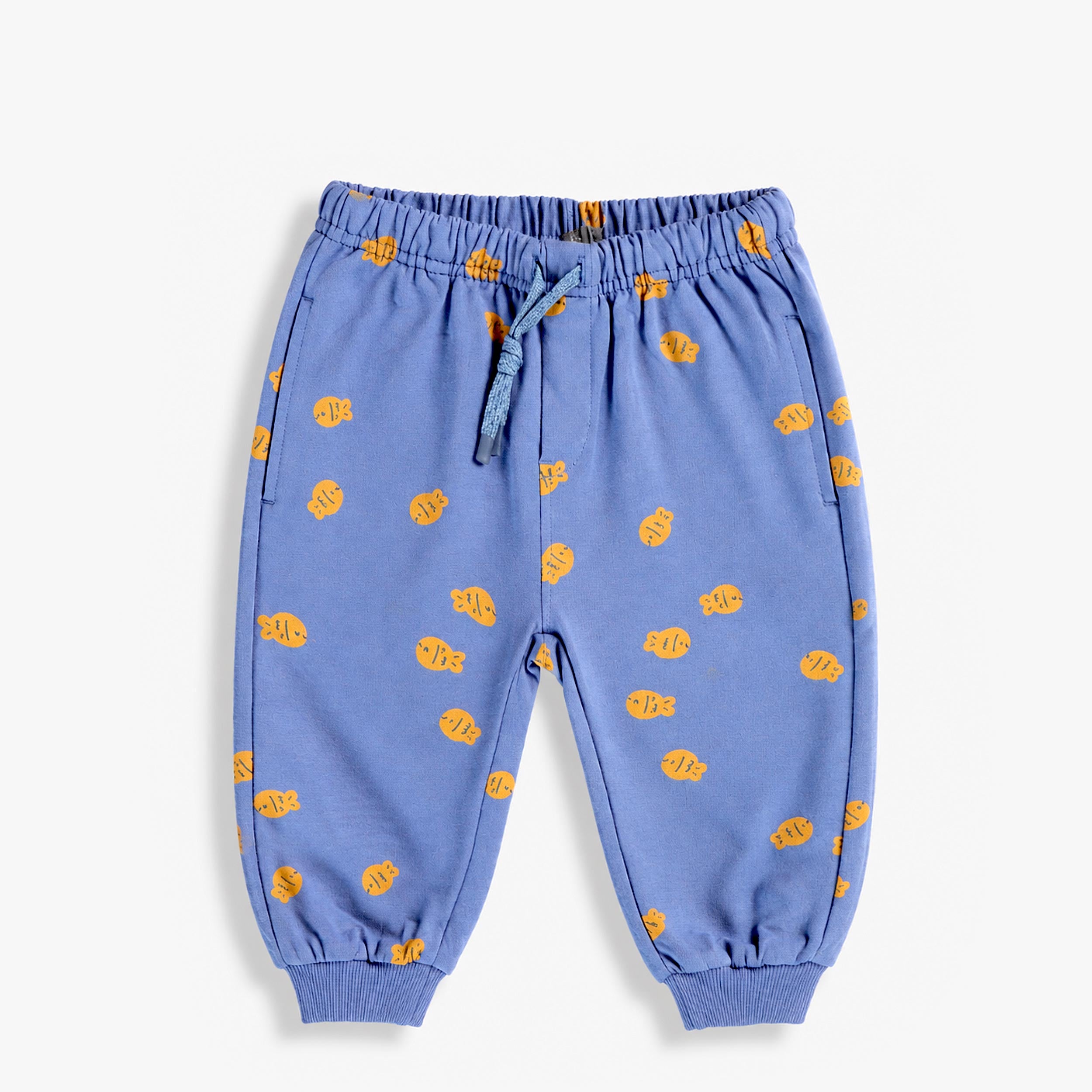 Pantalon bleu à imprimé, bébé garçon - Souris Mini