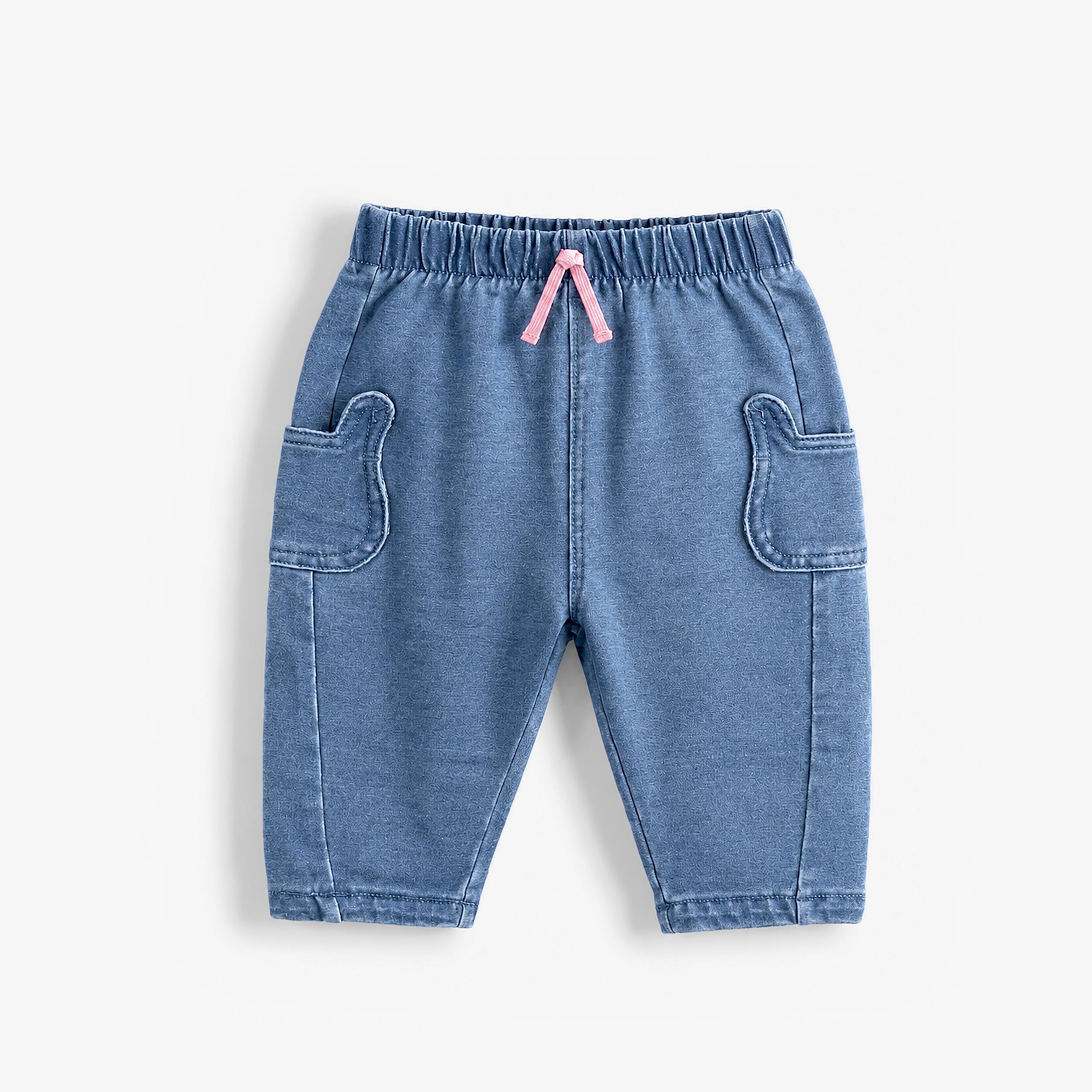 Pantalon en coton français style denim, layette - Souris Mini
