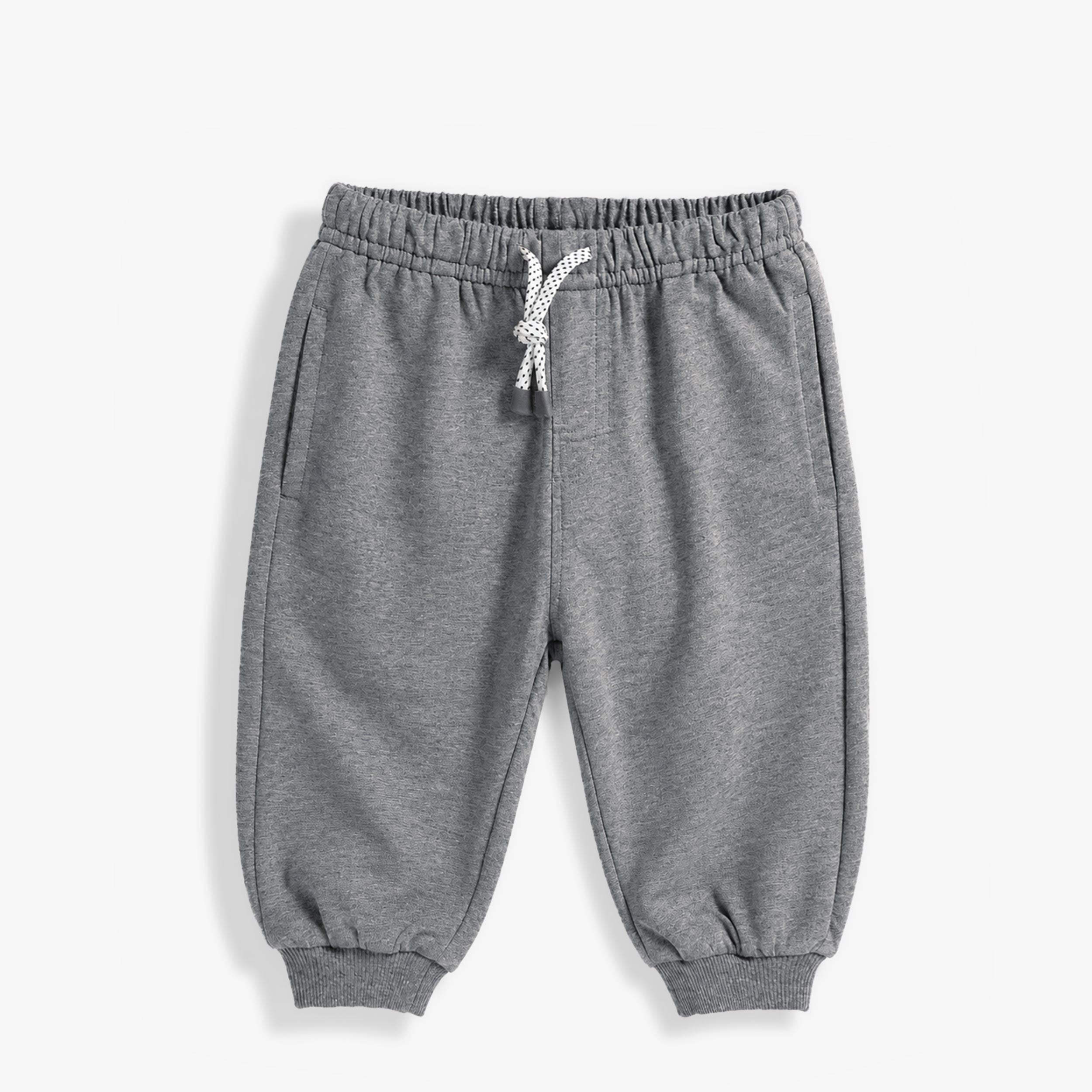 Pantalon gris en coton français, bébé garçon - Souris Mini