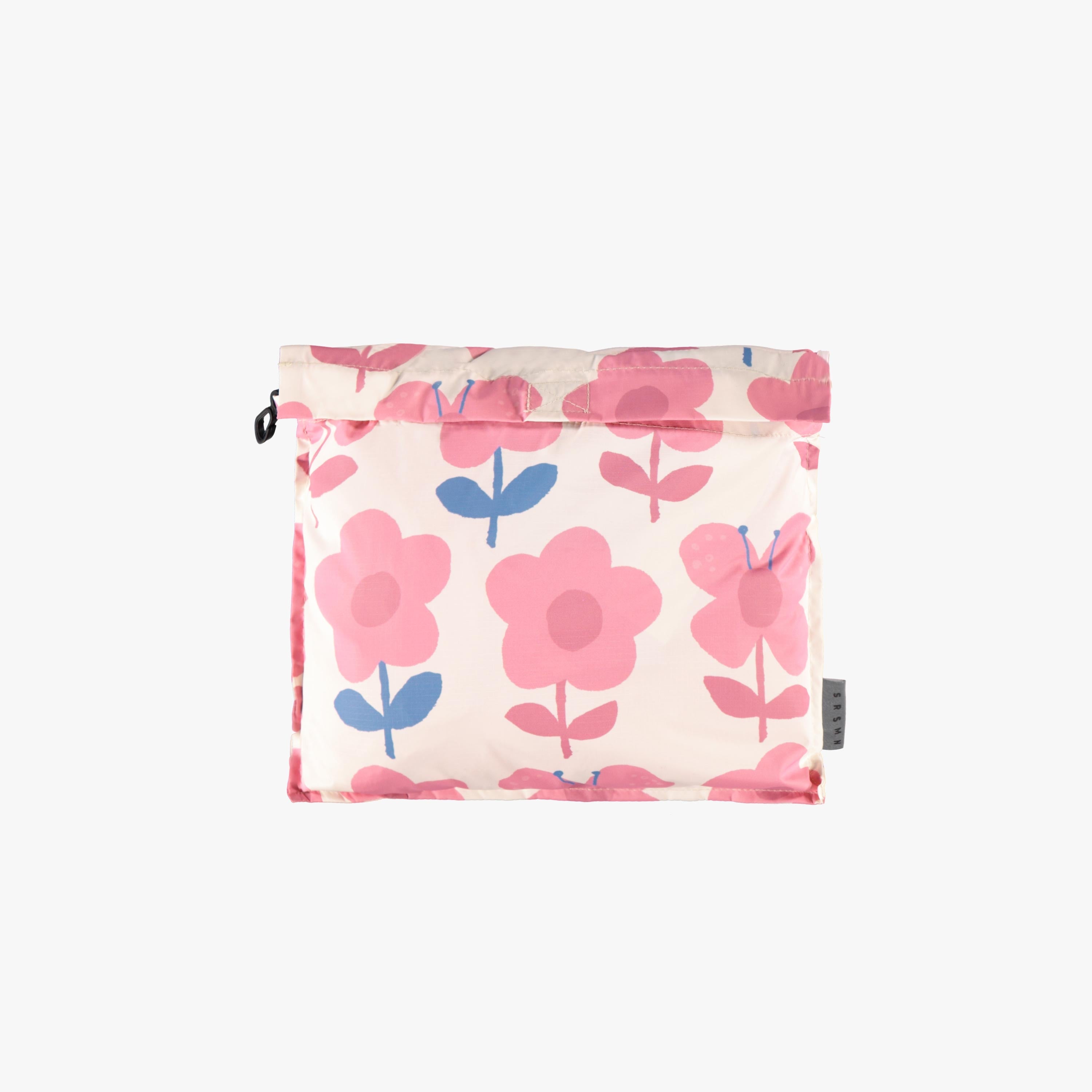 Pochette du manteau une pièce crème à motif floral, bébé