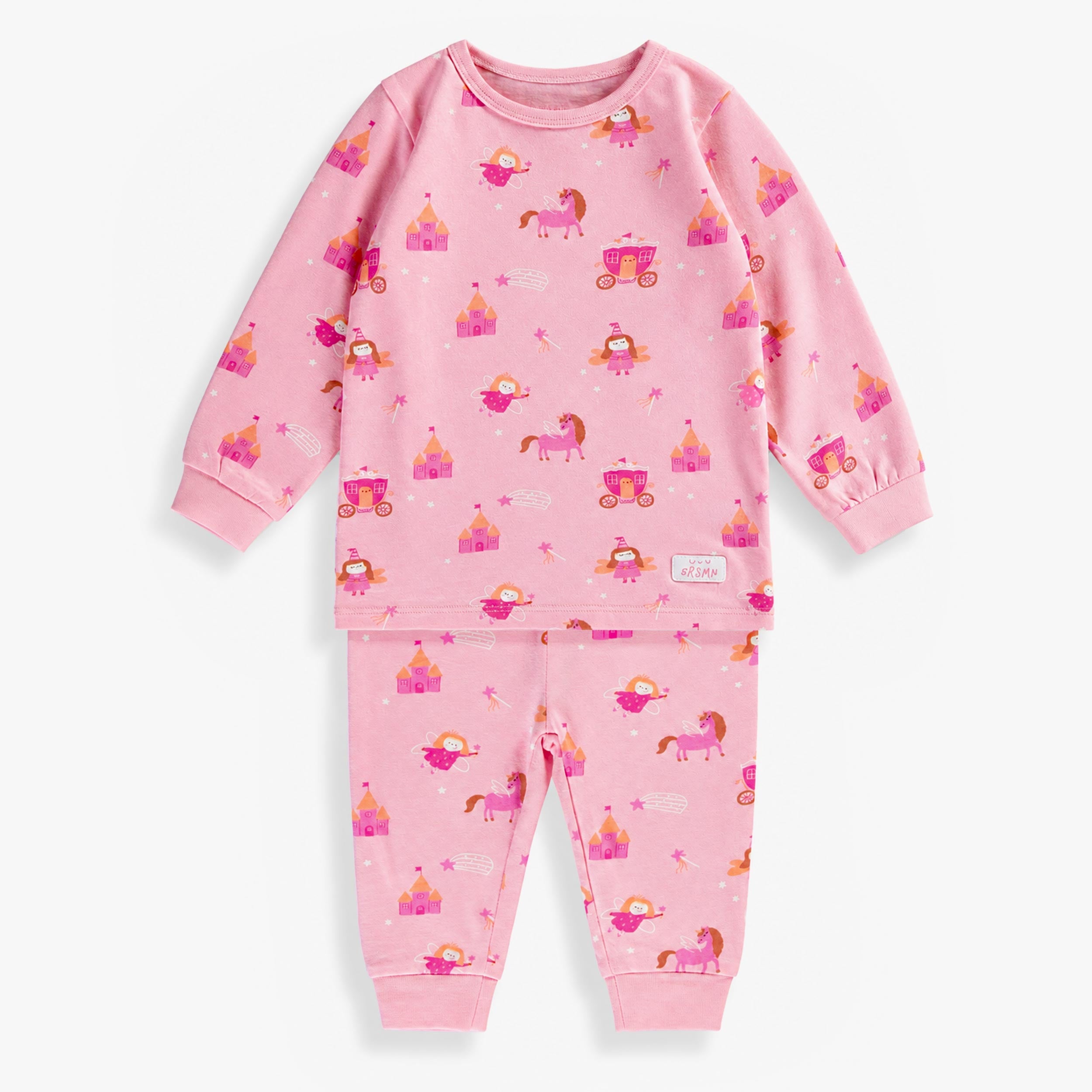 Pyjama deux pièces rose à imprimé de fées, bébé - Souris Mini