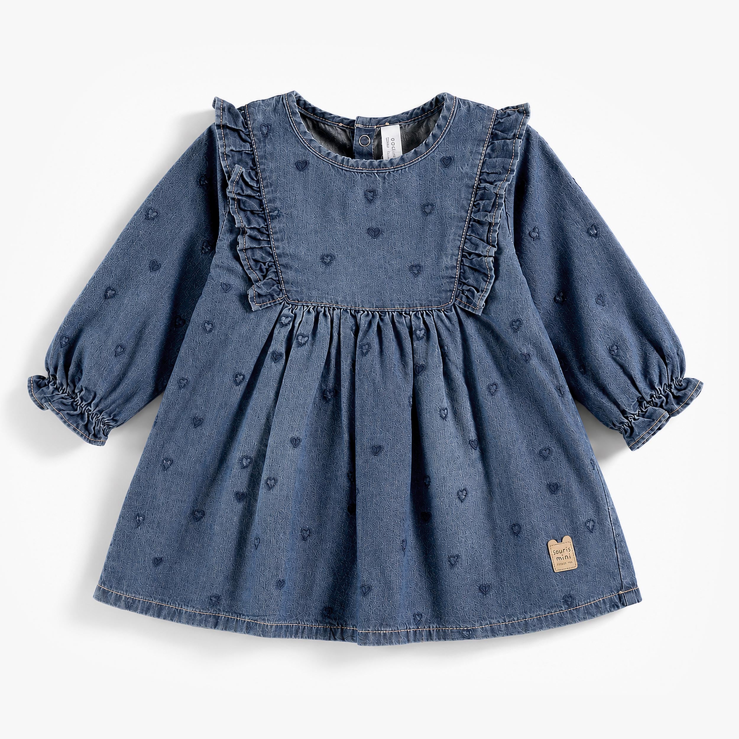 Robe en denim, layette - Souris Mini