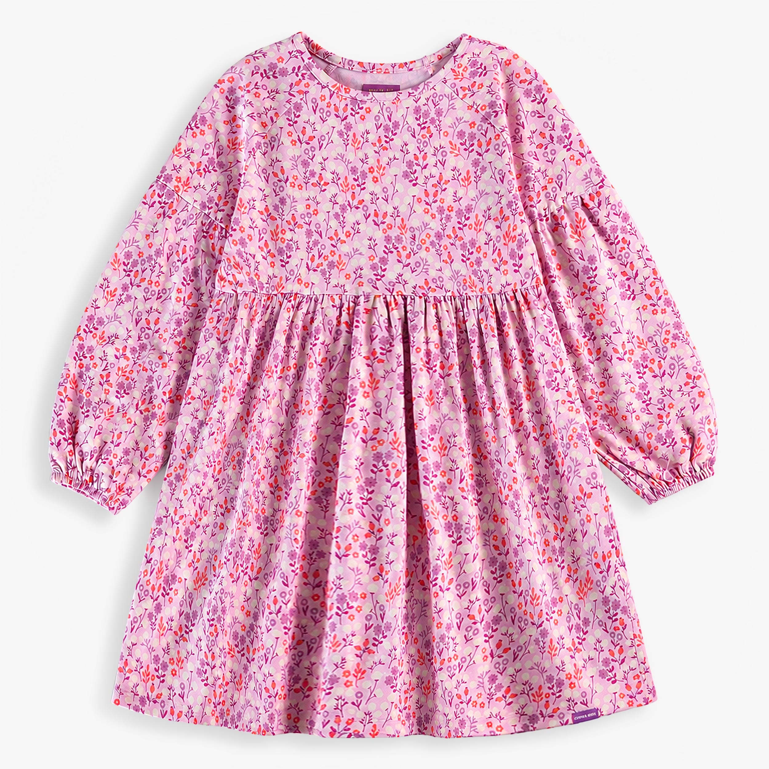 Robe rose à imprimé floral, enfant fille - Souris Mini