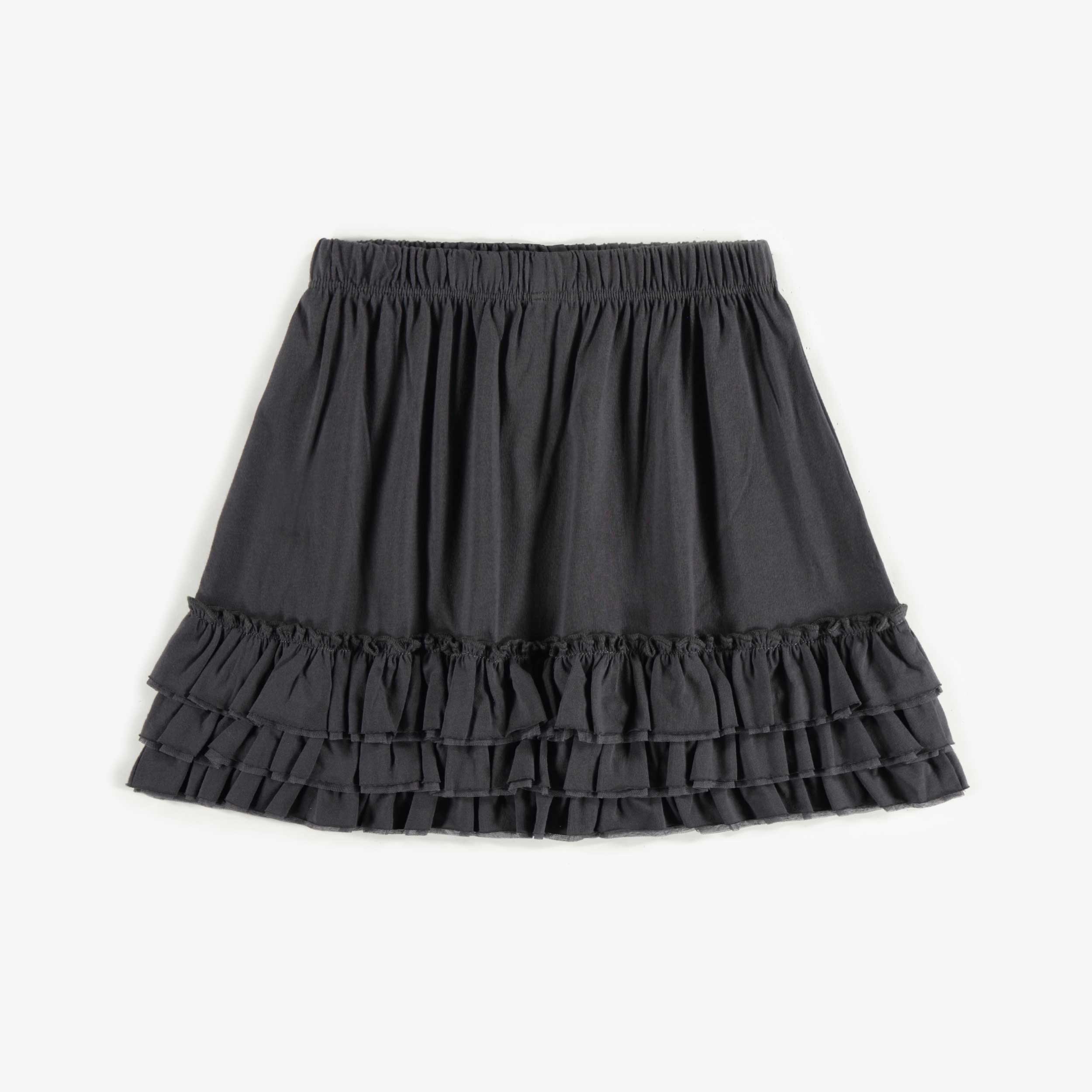 Charcoal skirt in cotton, child