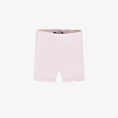 Legging court rose en jersey doux extensible, bébé   || Pink short legging in soft stretch jersey, baby