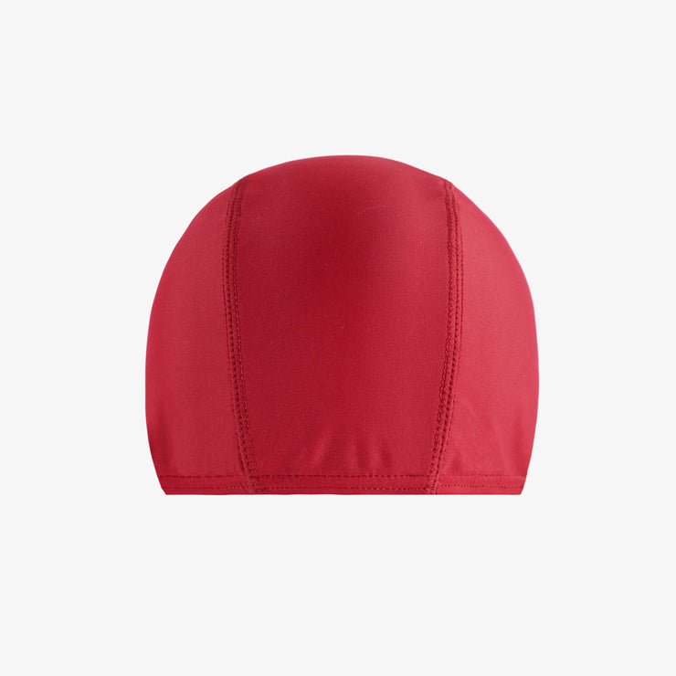 Bonnet de bain rouge, enfant || Red bathing cap, child
