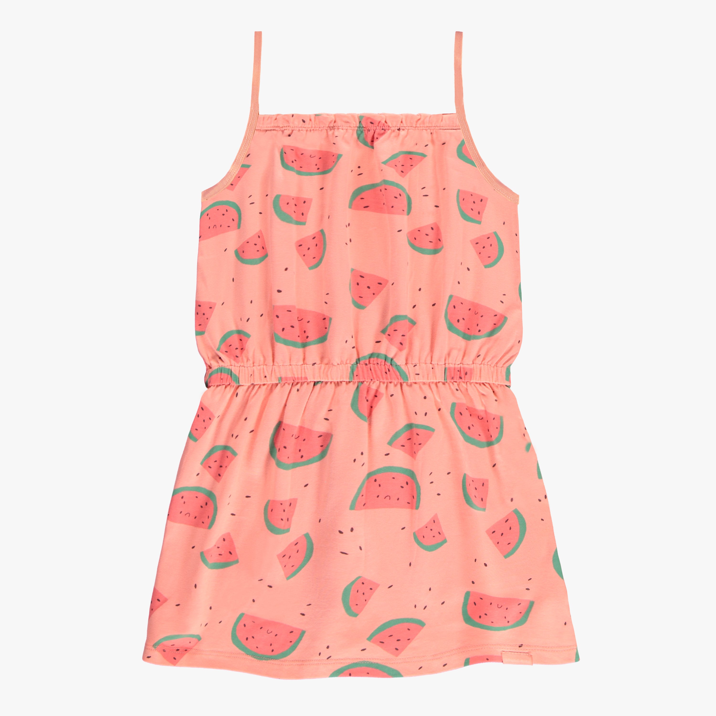 Robe rose à motifs de melons, enfant