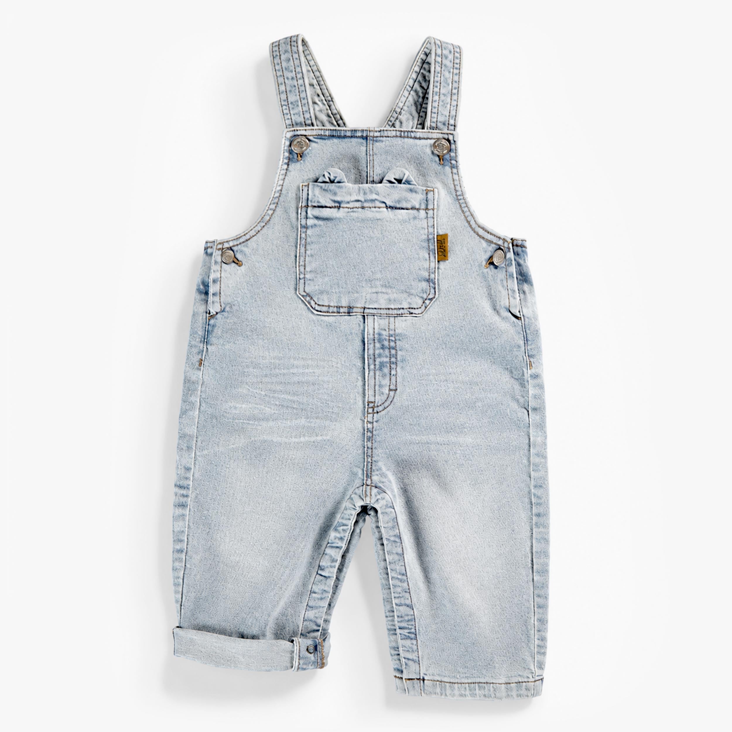 Salopette en denim bleu pâle, bébé