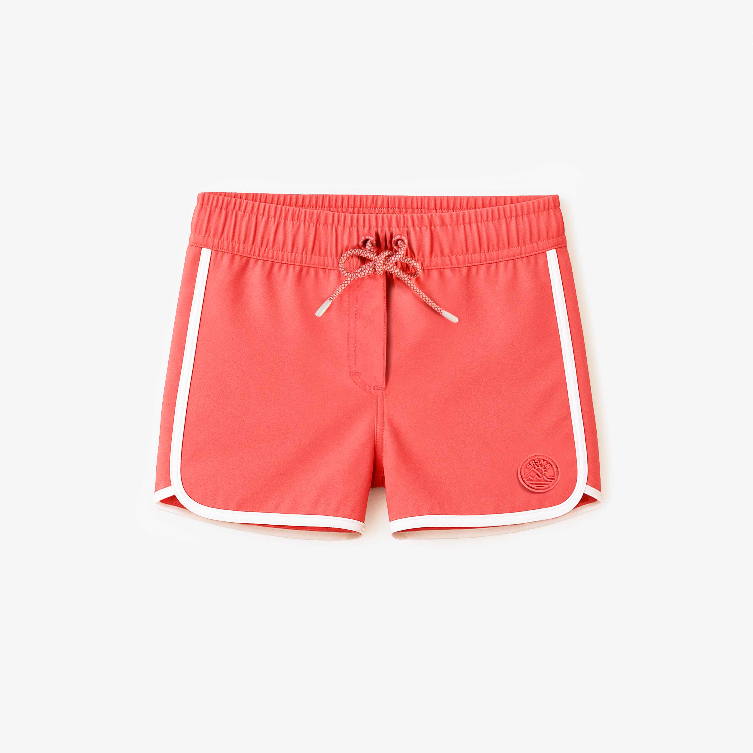 Short de bain rose corail, enfant - Souris Mini