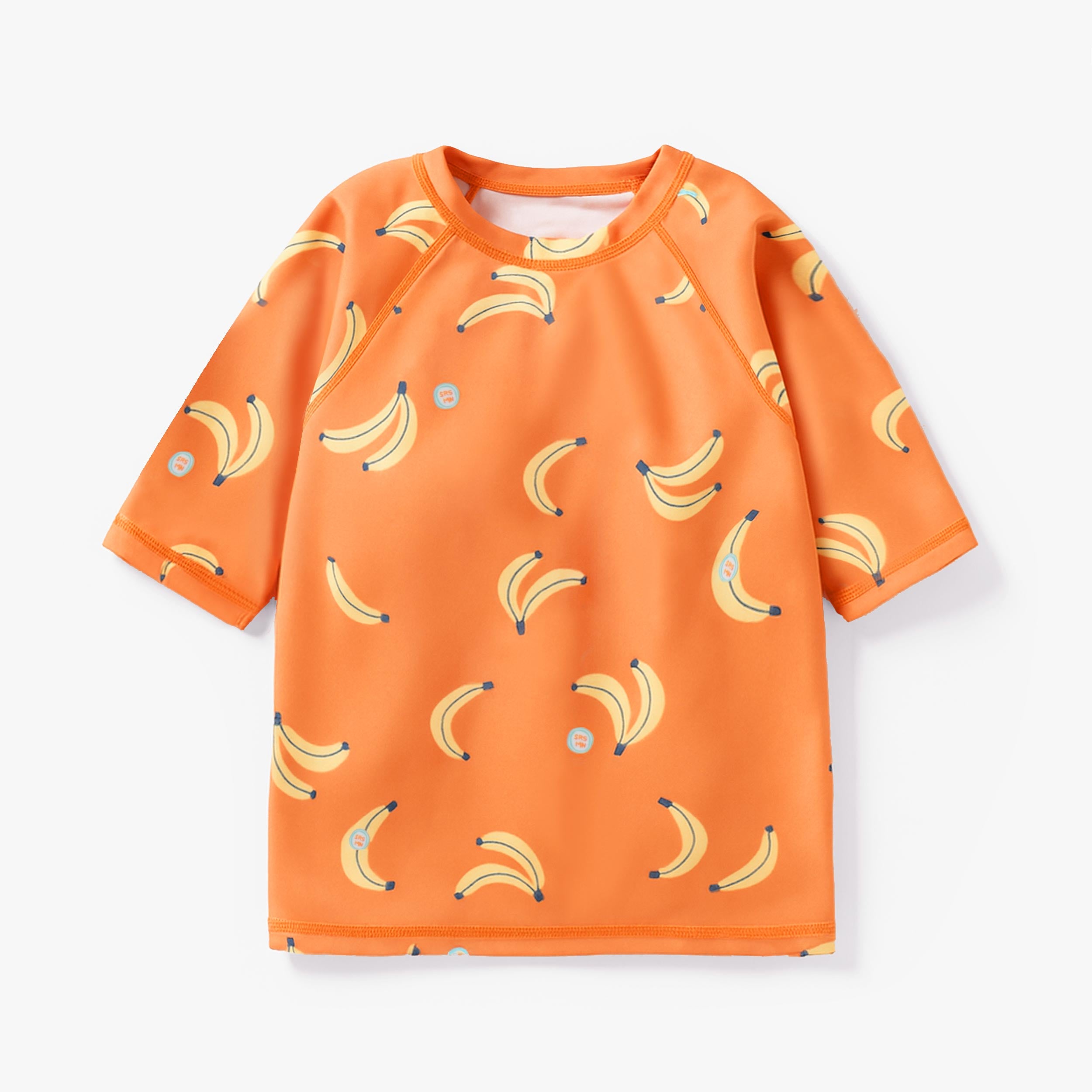 T-shirt de bain orange à motifs de bananes, enfant - Souris Mini