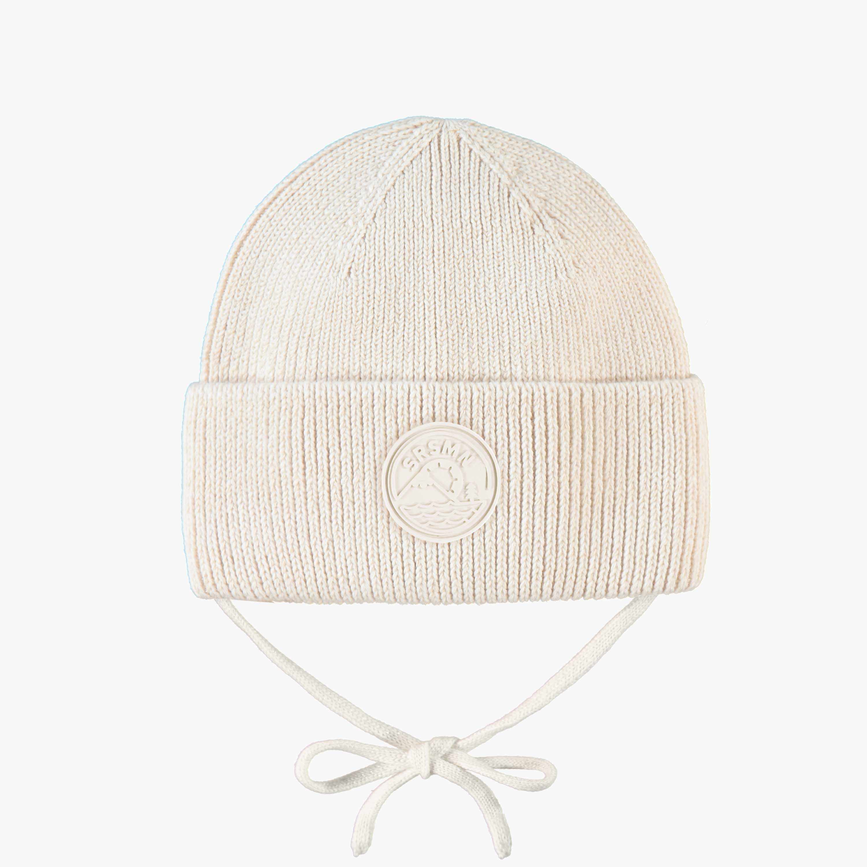 Tuque crème en tricot, bébé - Souris Mini