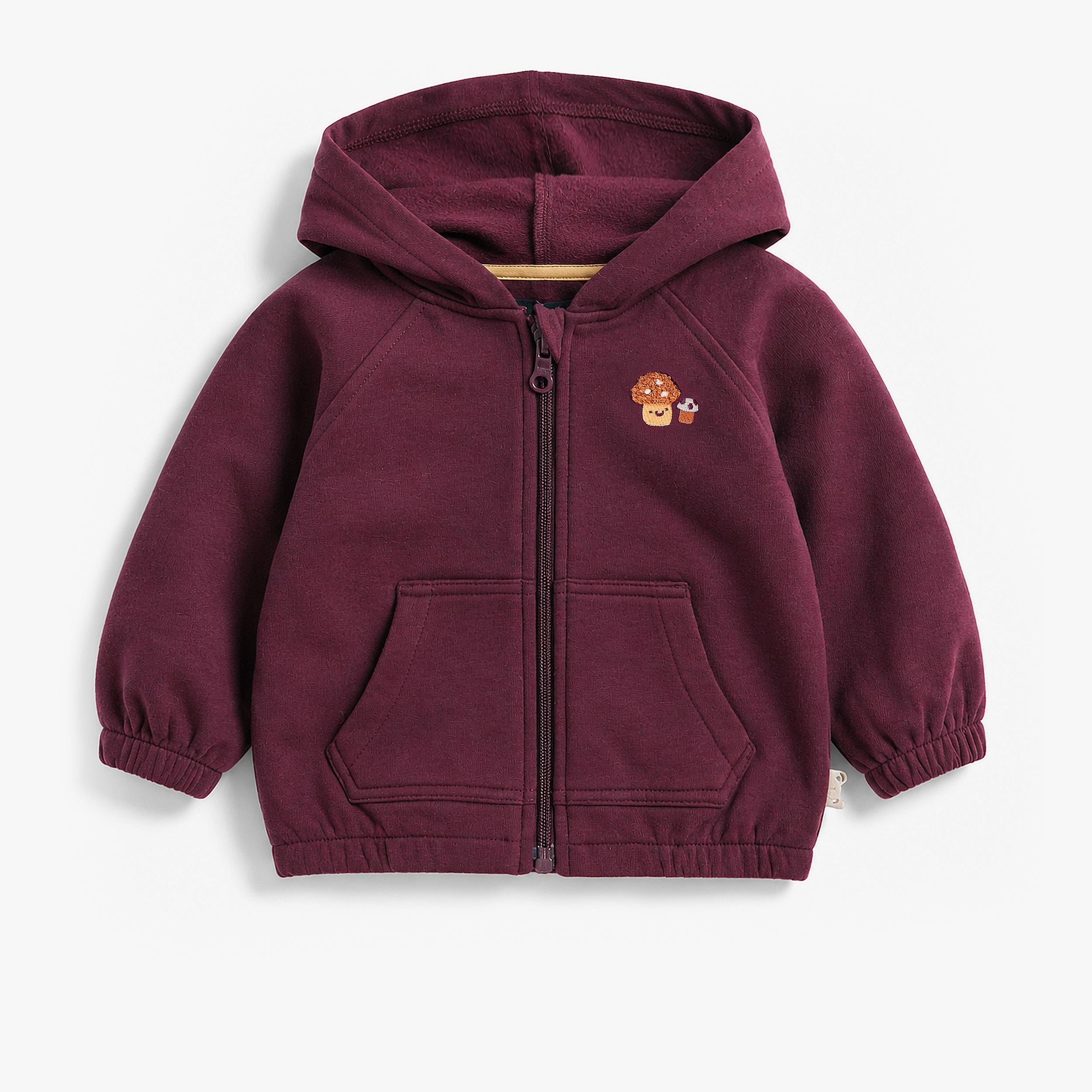 Veste à capuchon bordeaux en coton ouaté, bébé - Souris Mini