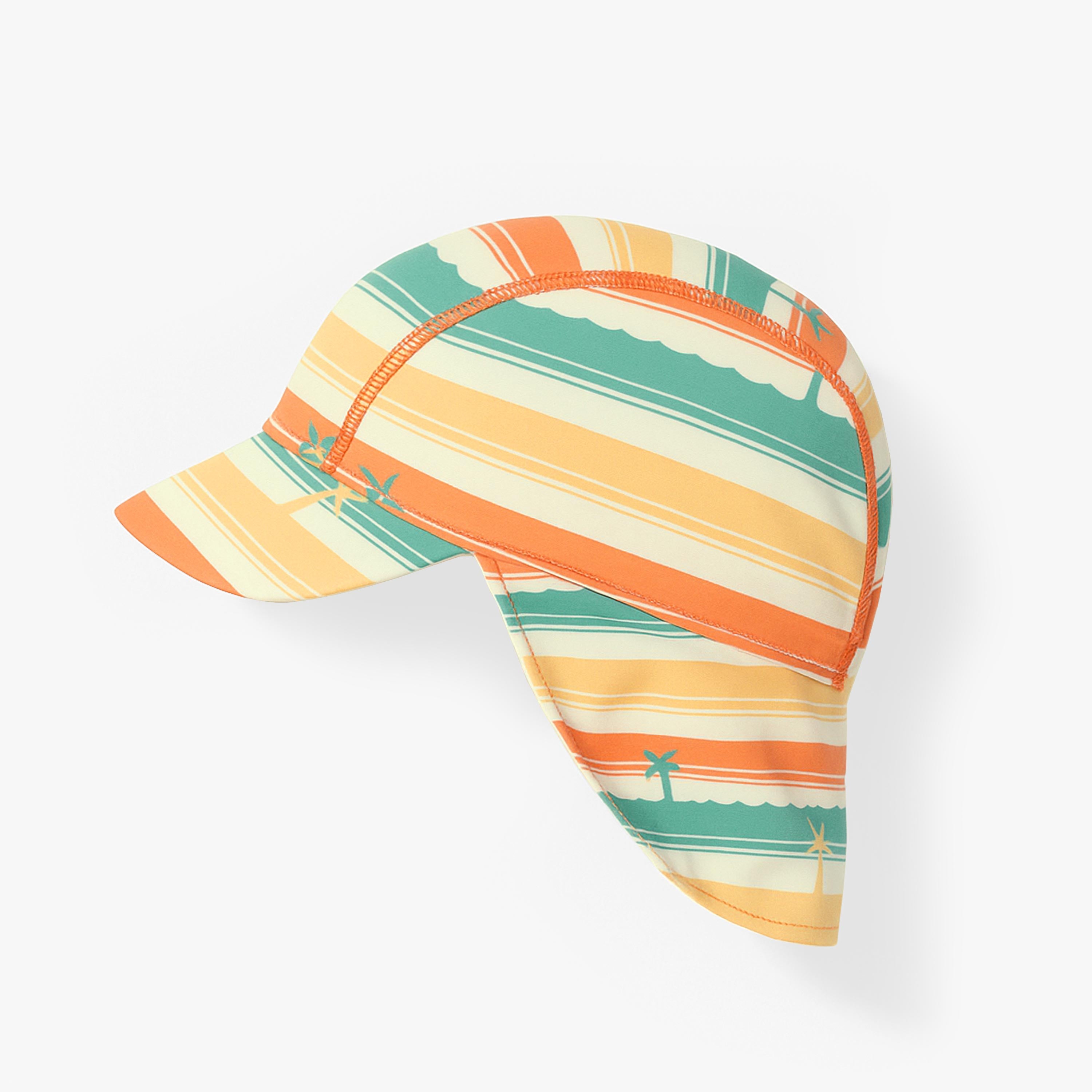 Casquette de bain à rayures colorées, bébé - Souris Mini